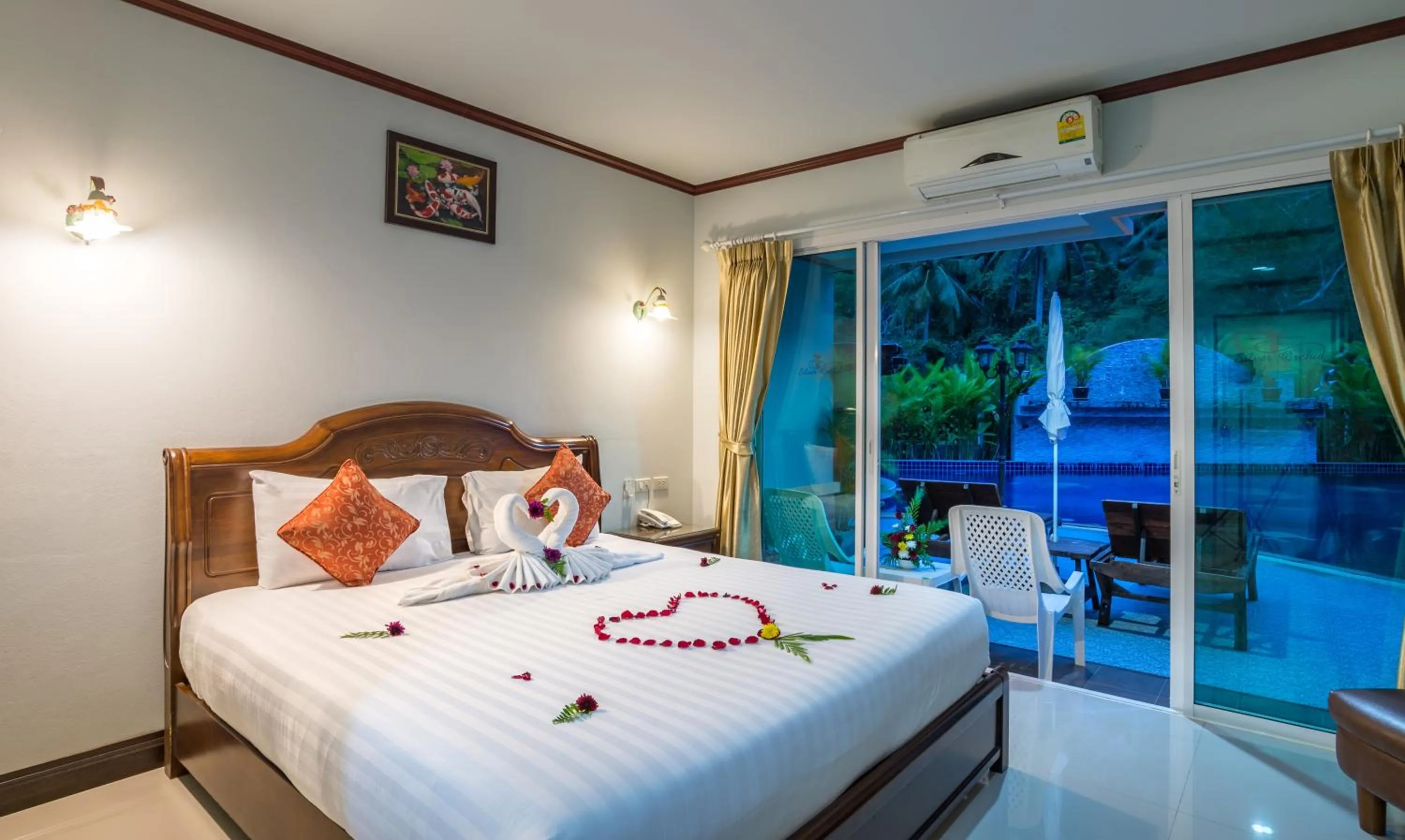 Deluxe Double Room with Pool Access in Aonang Silver Orchid Resort