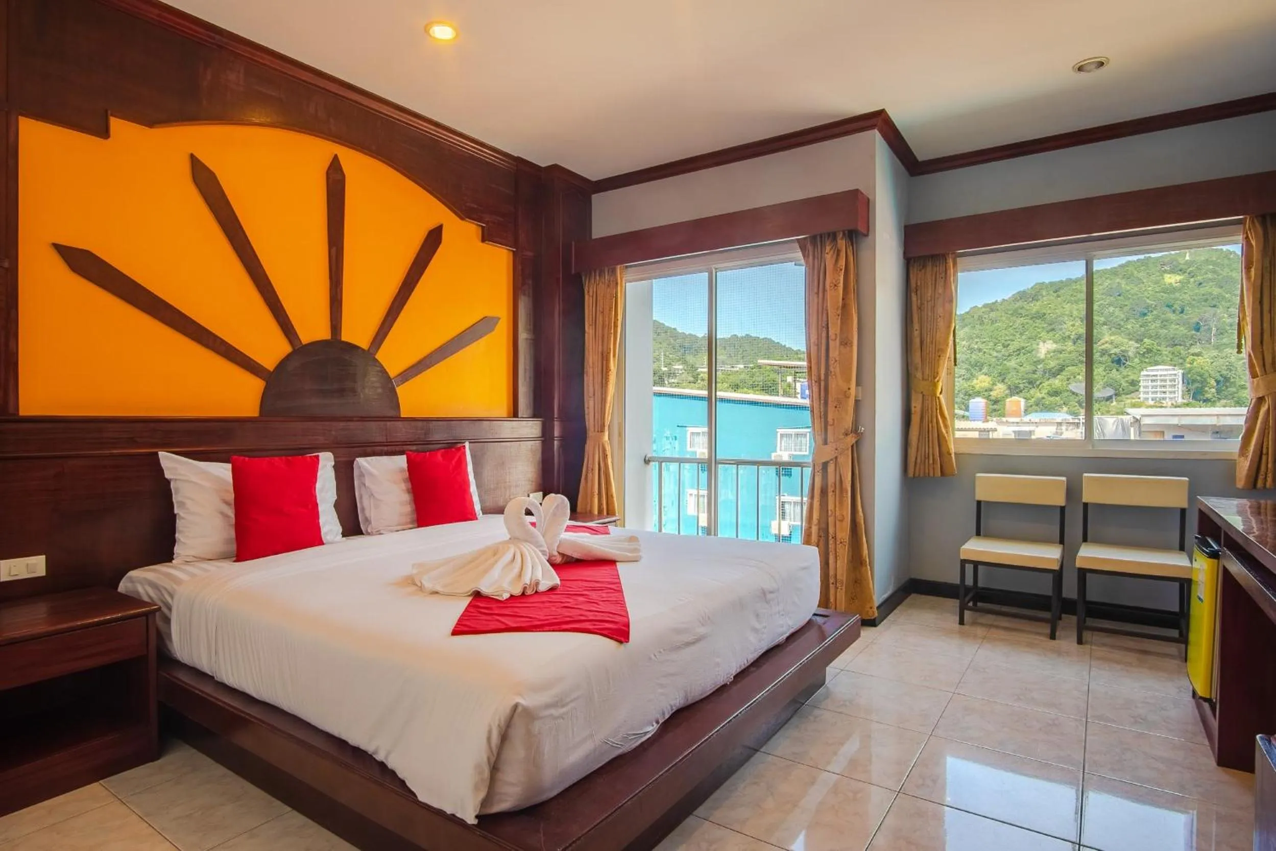 Family Room with Mountain View in Art Mansion Patong Hotel