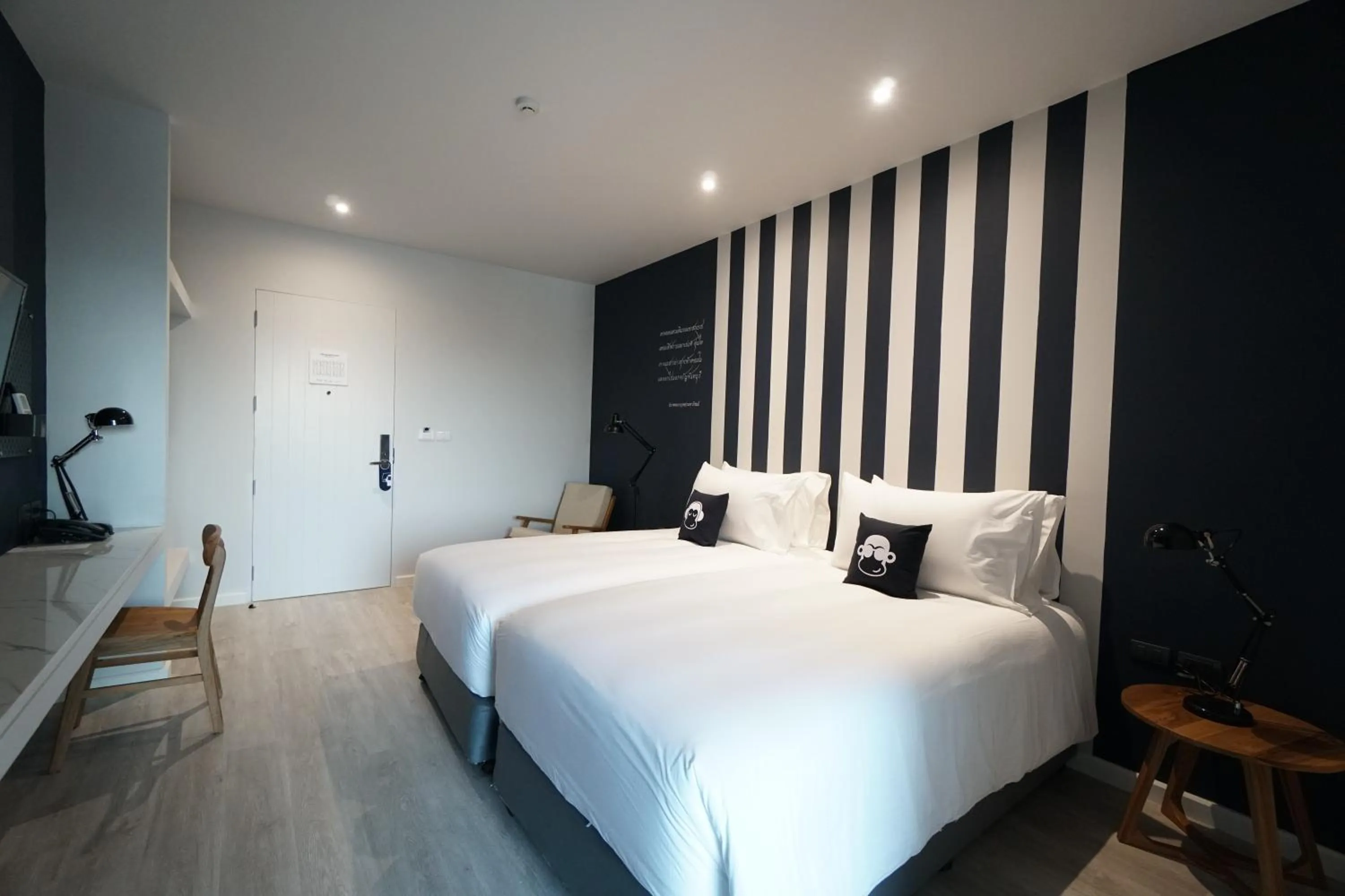 Twin Room with Bath in Blu Monkey Hub and Hotel Chanthaburi