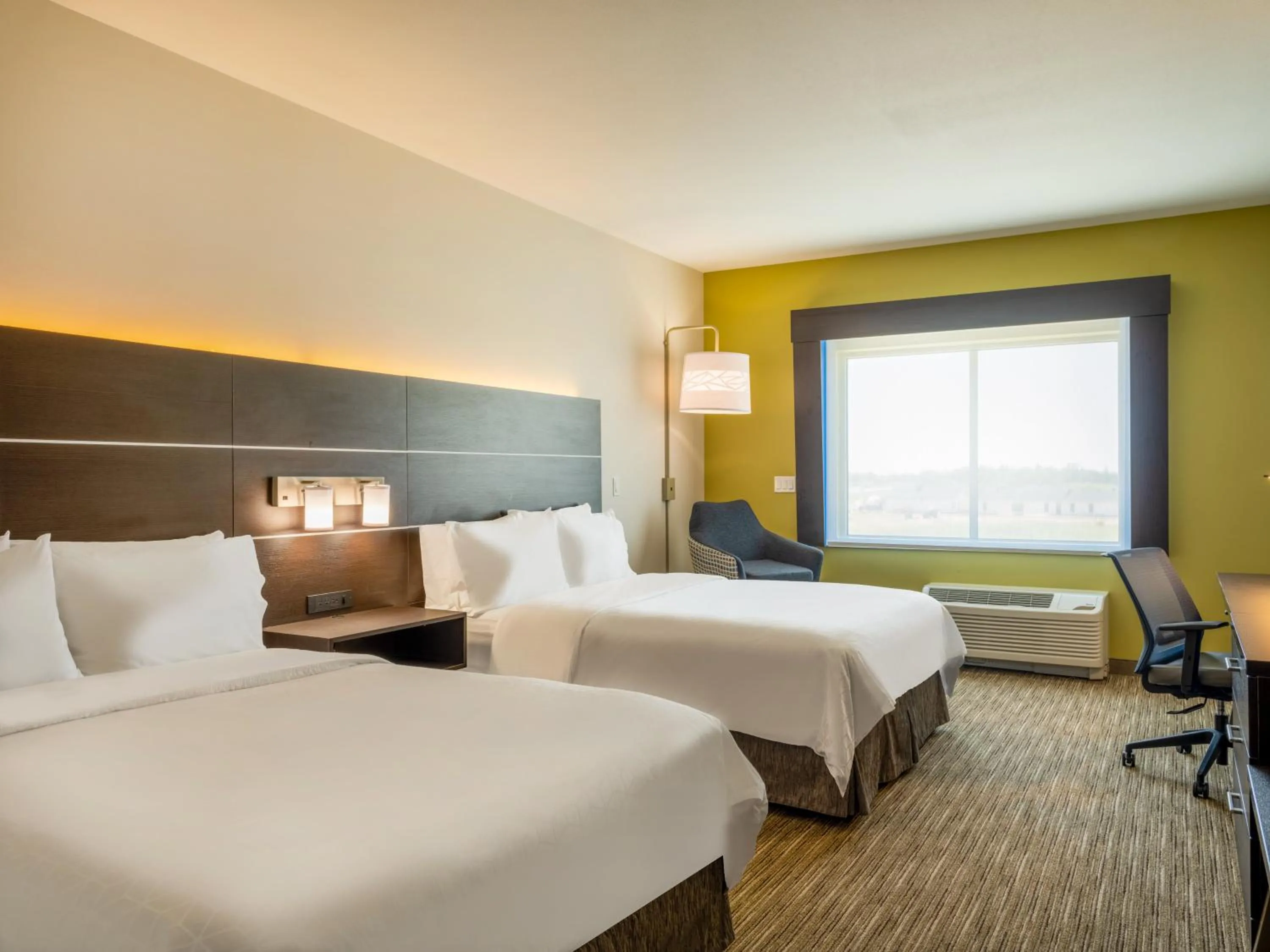 Queen Room with Two Queen Beds Hearing Accessible - Non-Smoking in Holiday Inn Express & Suites - Watertown by IHG