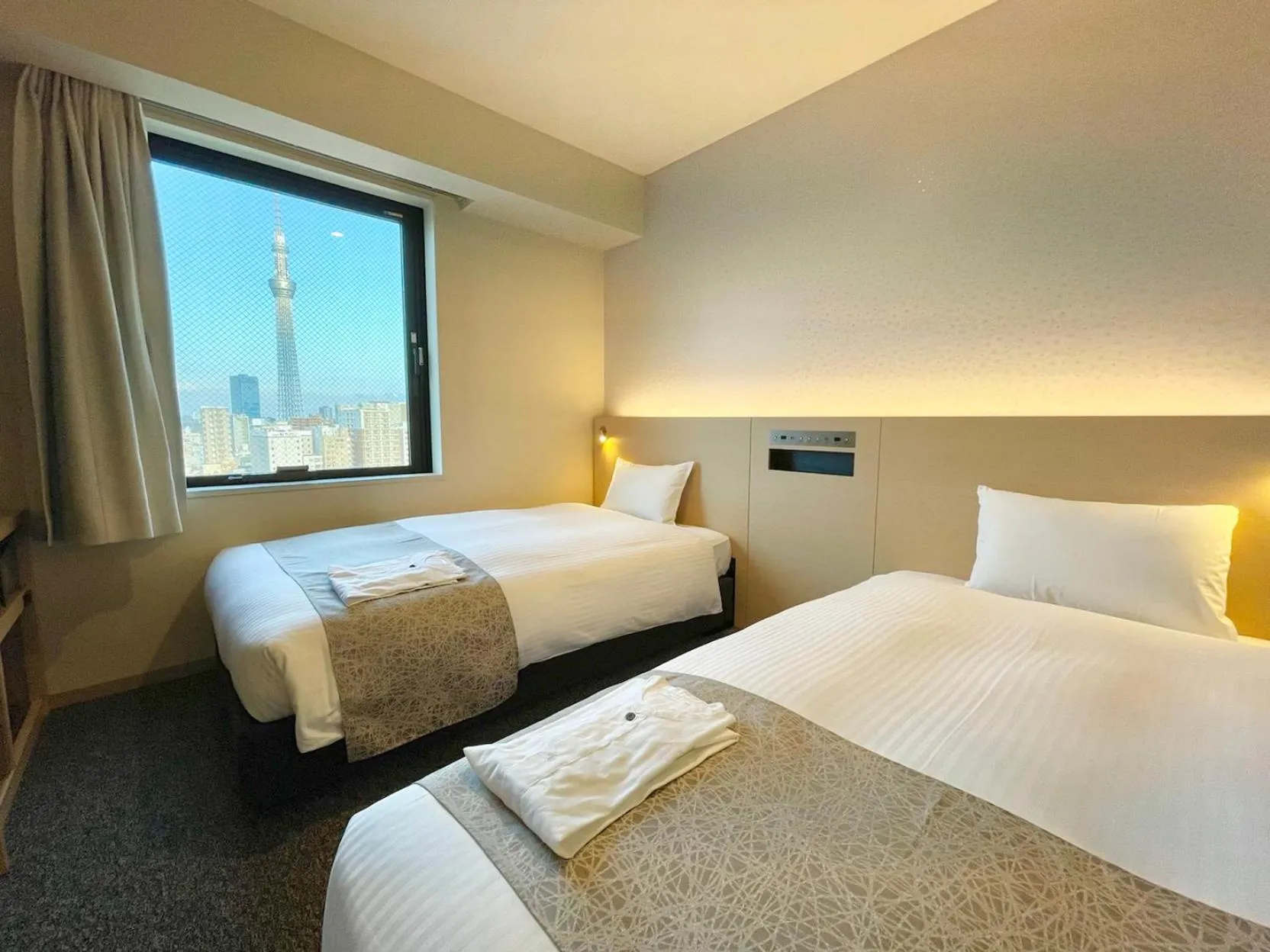 Twin Room with View in The Kanzashi Tokyo Asakusa