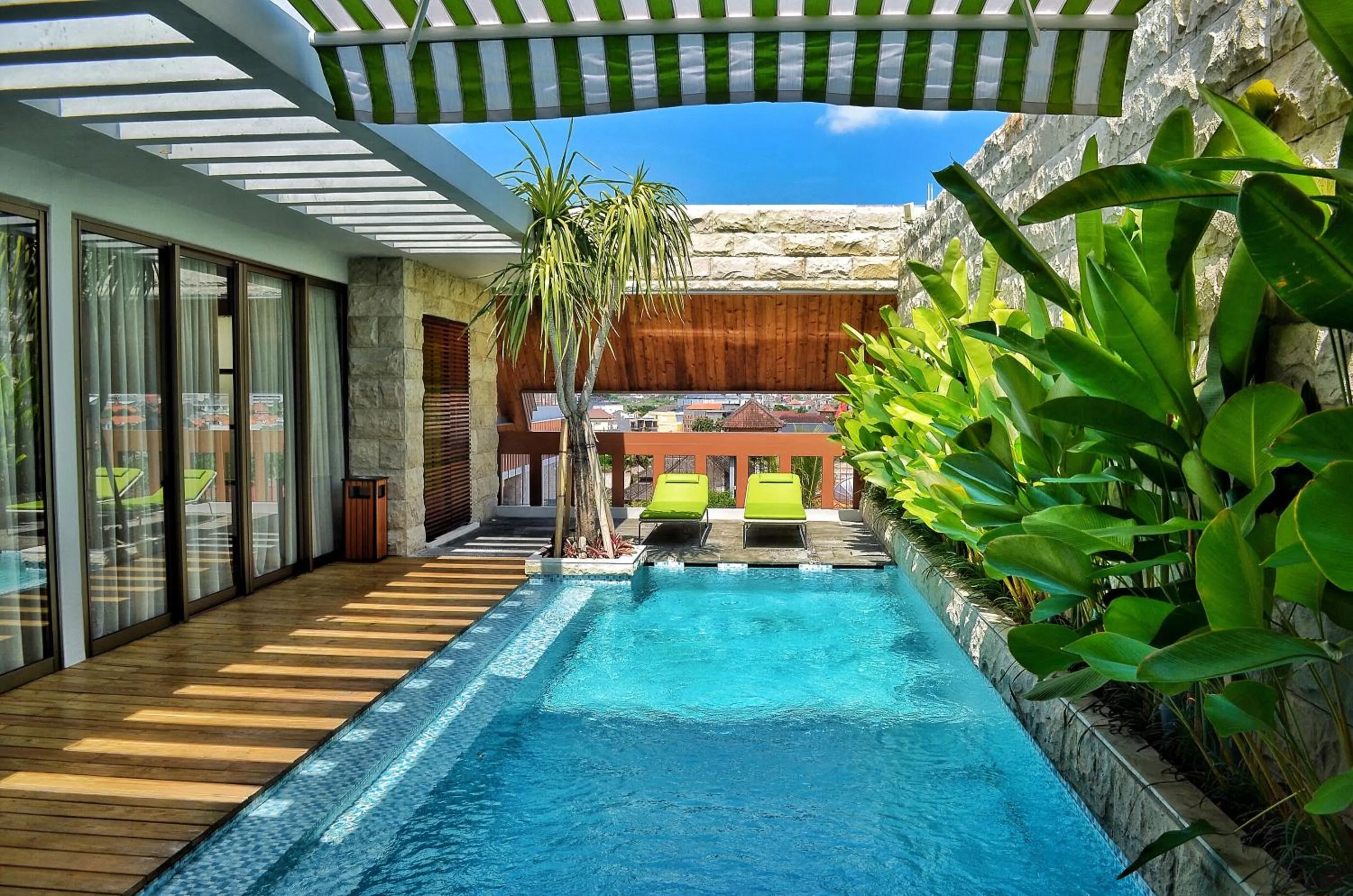 TSky Two-Bedroom Rooftop Villa with Private Pool in TS SUITES Seminyak Bali
