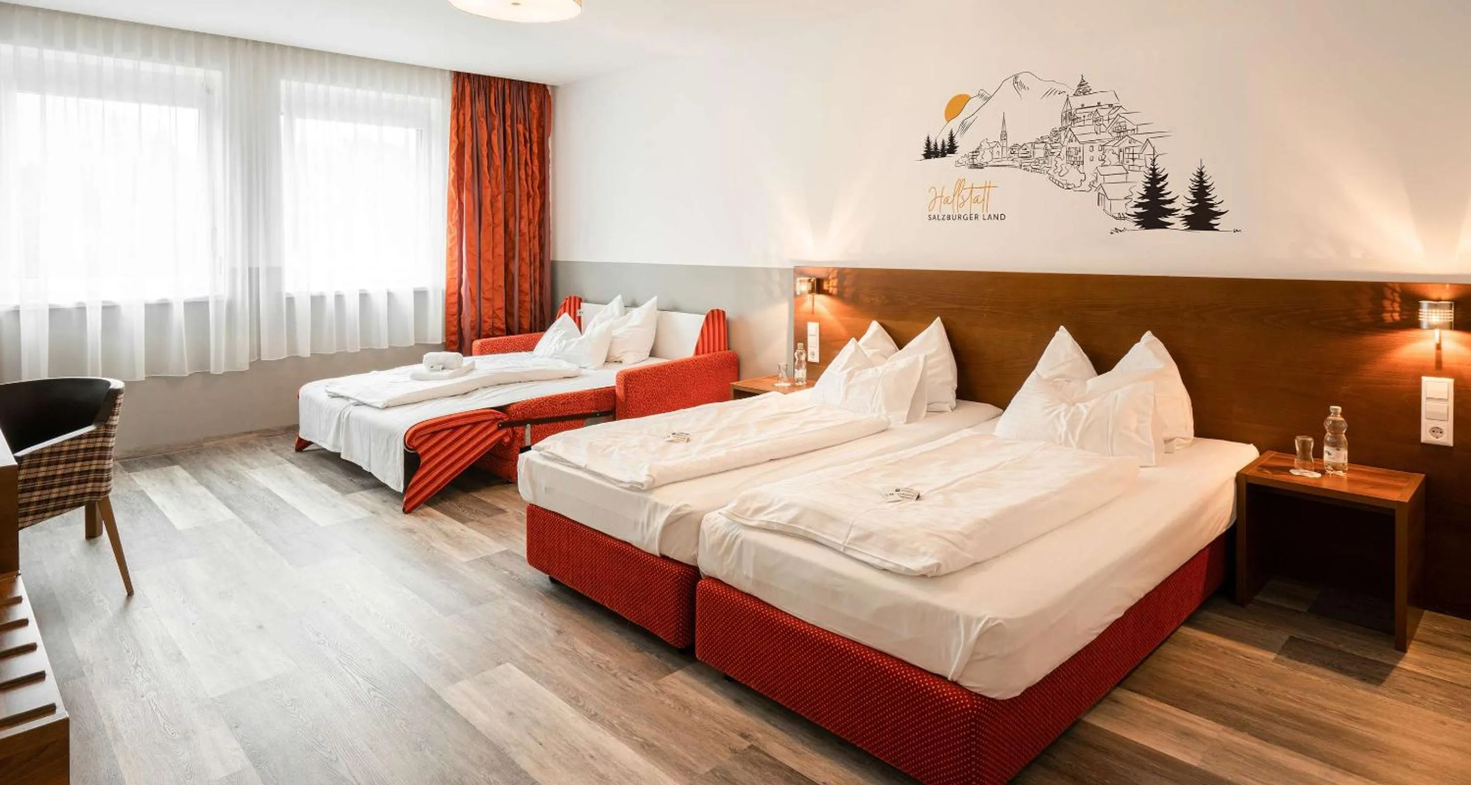 Comfort Family Twin Room in Best Western Hotel am Walserberg