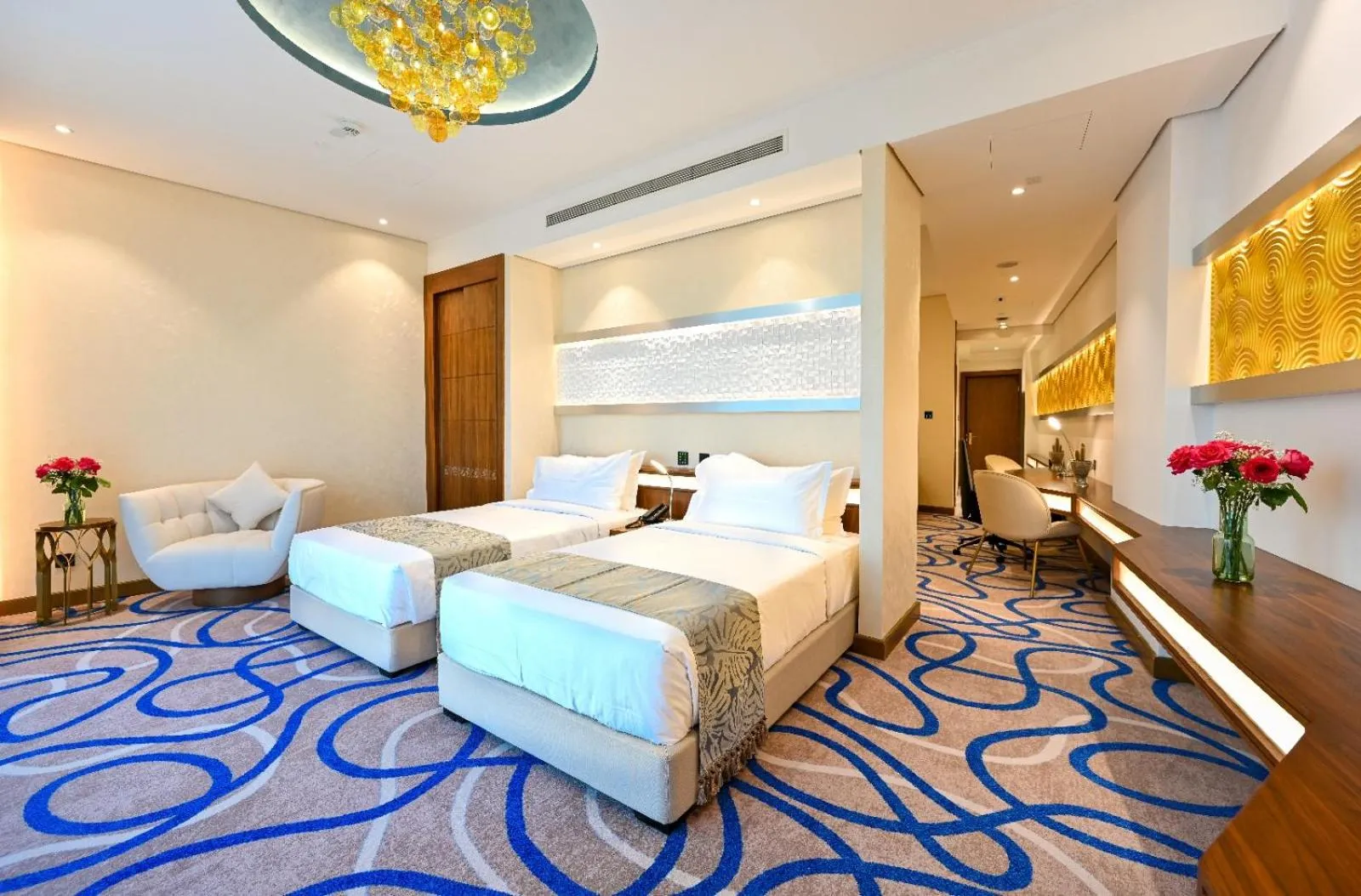 Deluxe Twin Room in Cielo Hotel Lusail Qatar