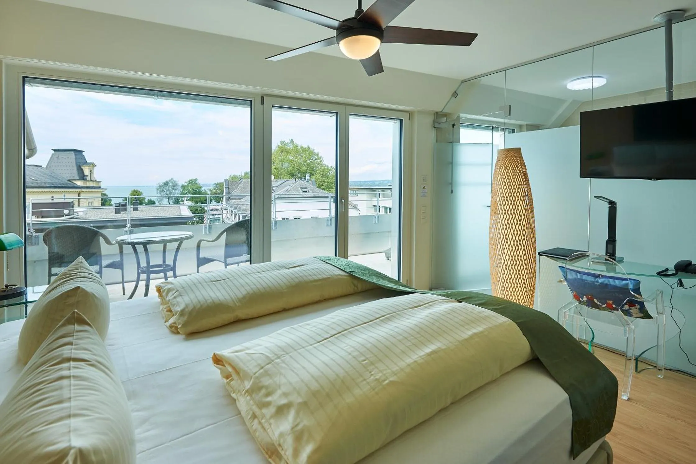 Photo of the whole room, Bed in Hotel Bodensee