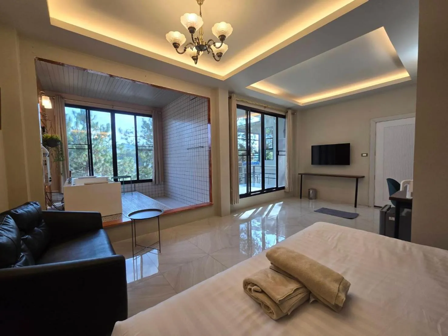 Bed in Krin Resort