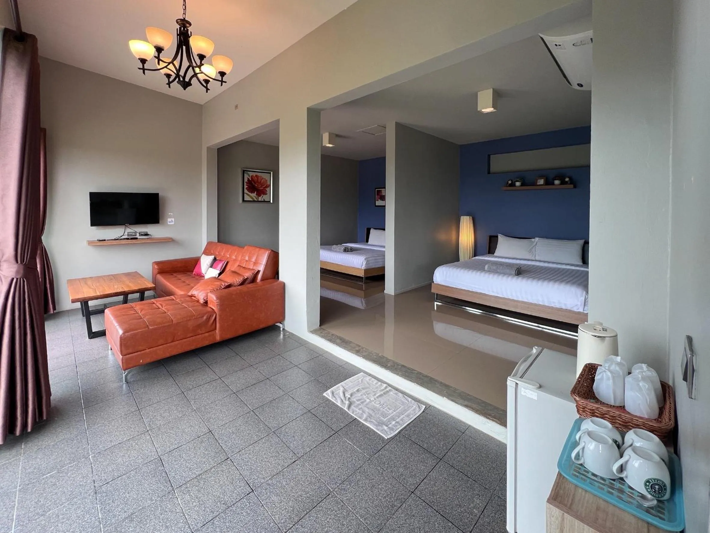 Bed in Krin Resort