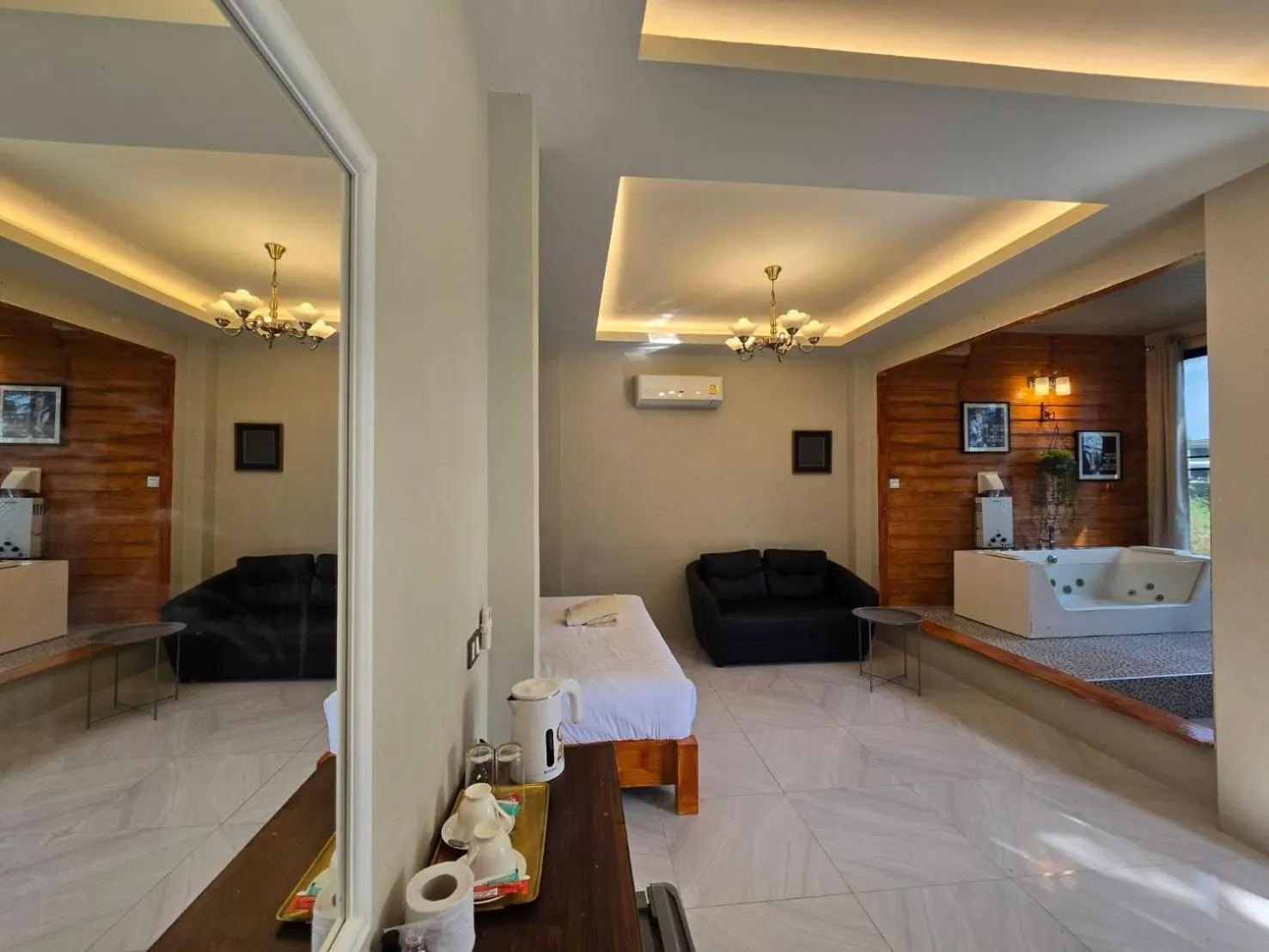 Bed in Krin Resort