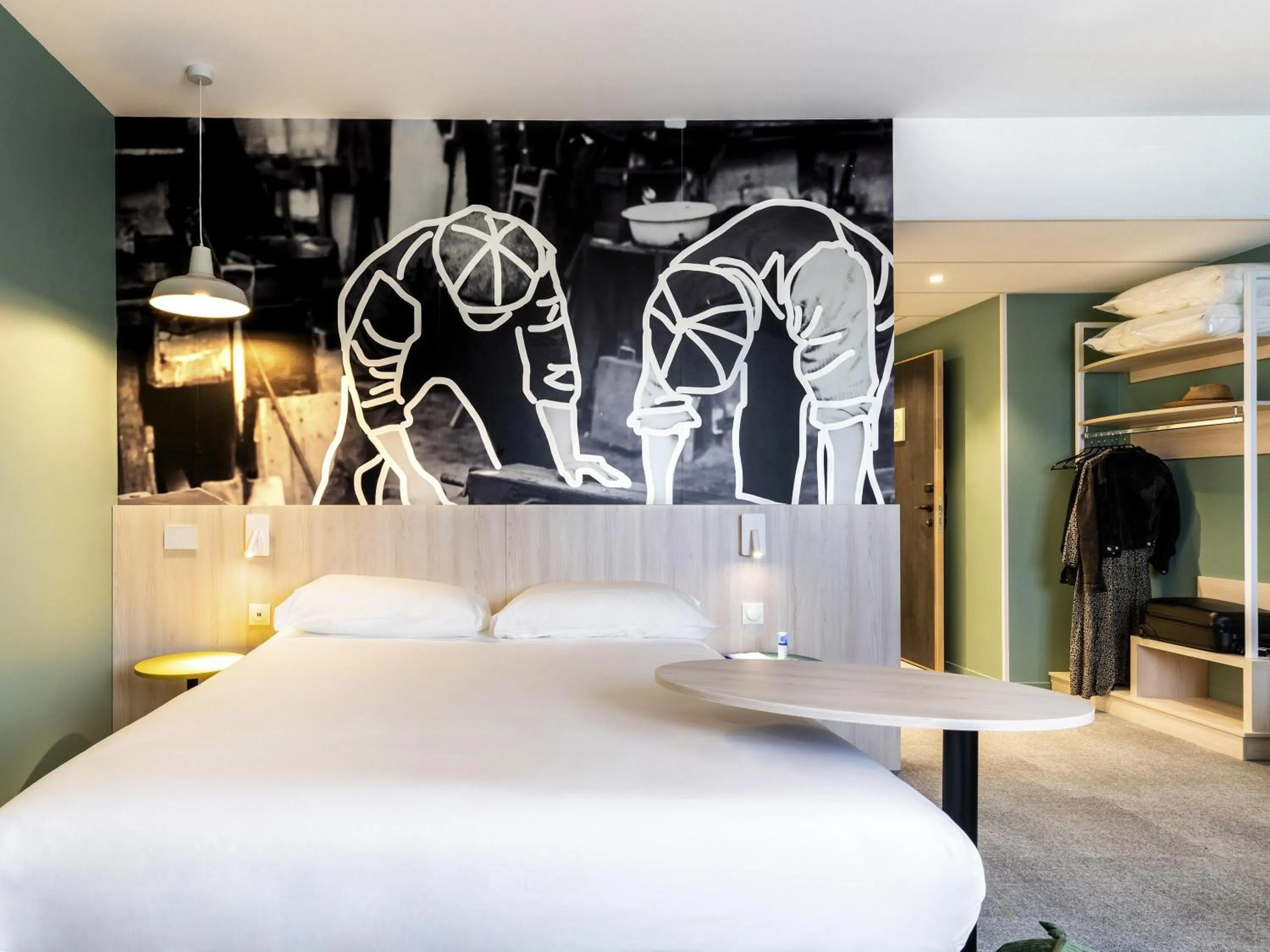 Bedroom, Bed in ibis Styles Limoges Centre