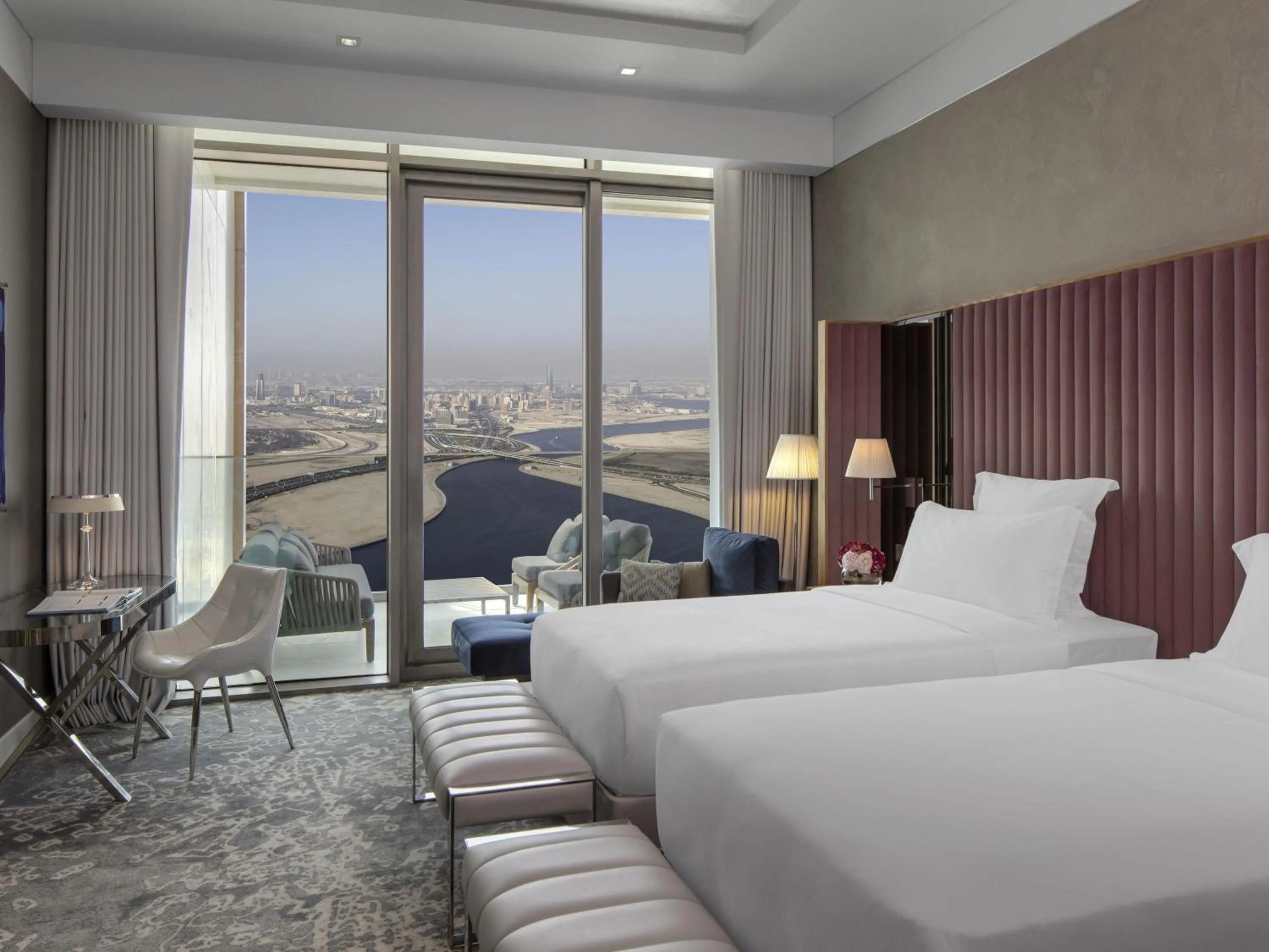 Signature Duo Beds with Balcony in SLS Dubai Hotel & Residences