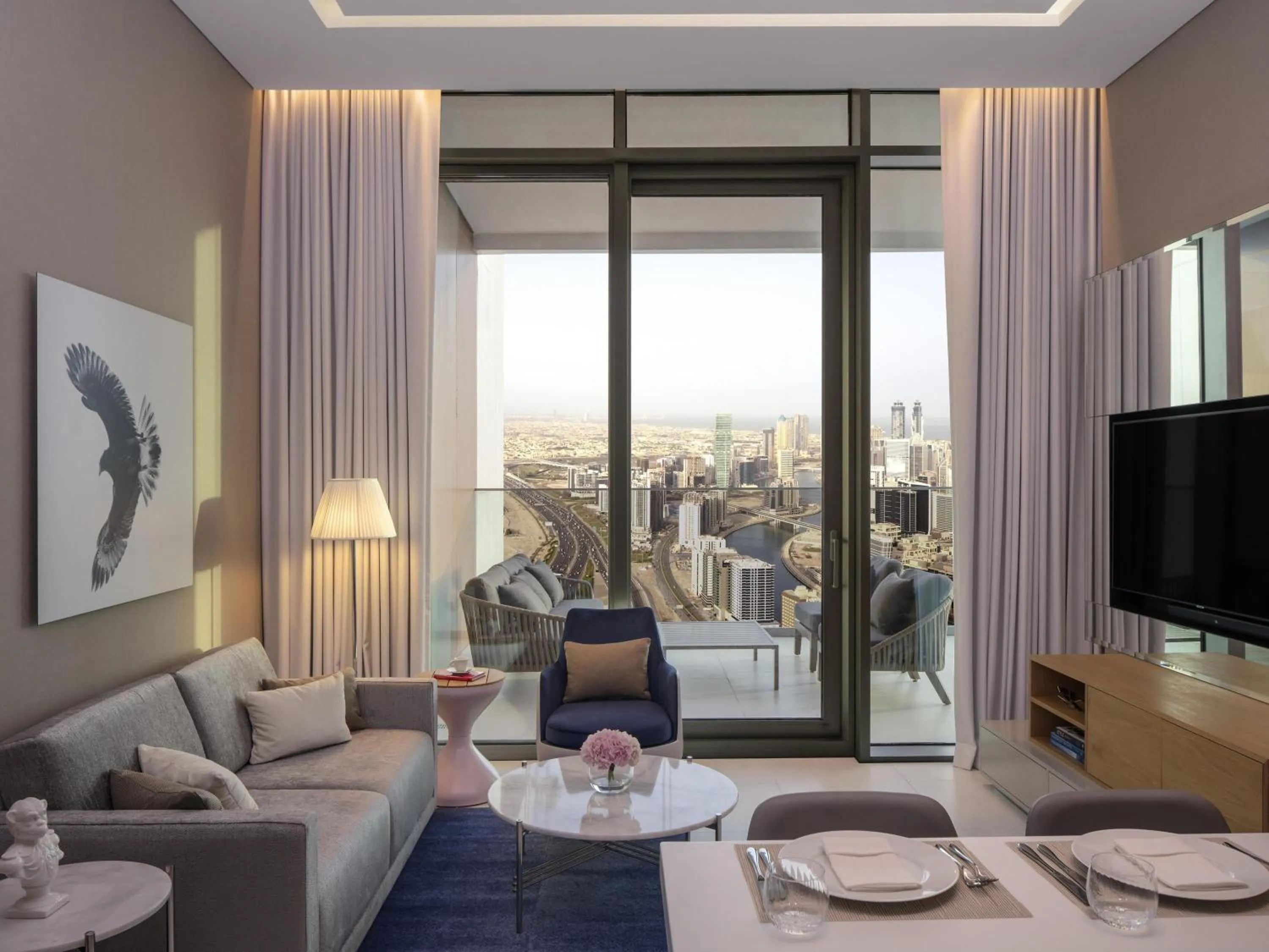 Prime Living One-Bedroom King with Balcony in SLS Dubai Hotel & Residences