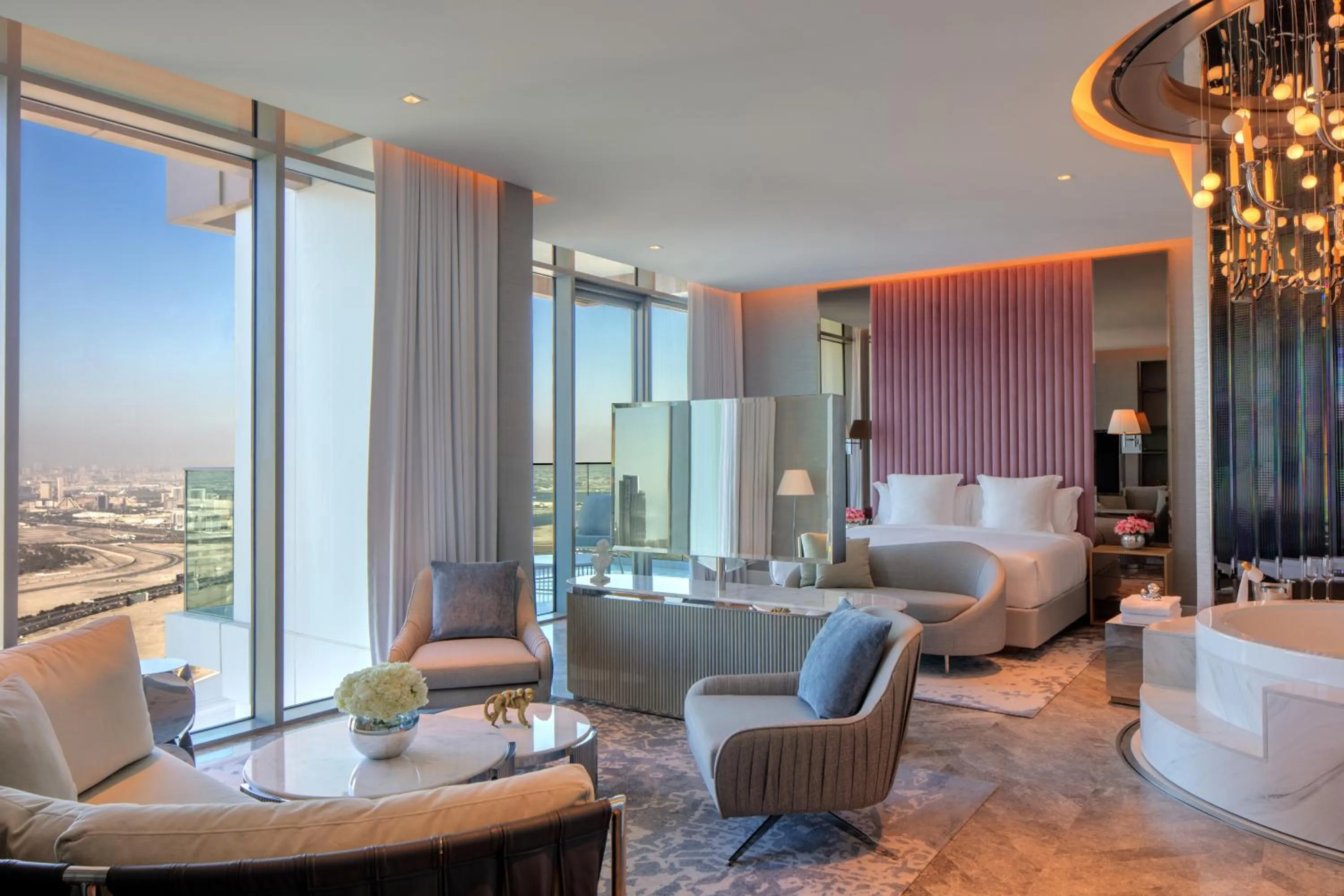 Two-Bedroom Penthouse Suite with Balcony in SLS Dubai Hotel & Residences