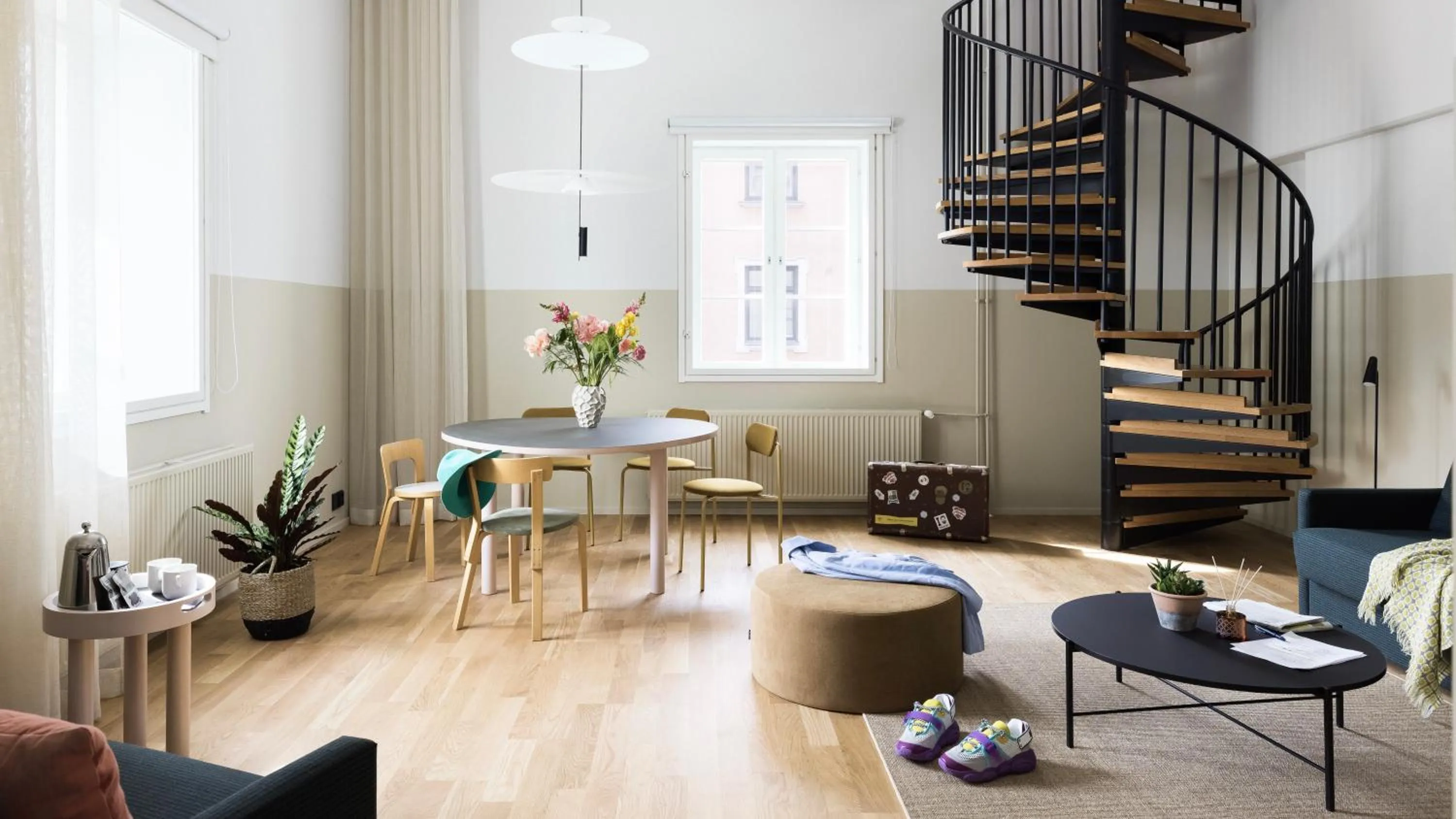 Superior Two-Bedroom Penthouse with Sauna in Bob W Helsinki City Centre