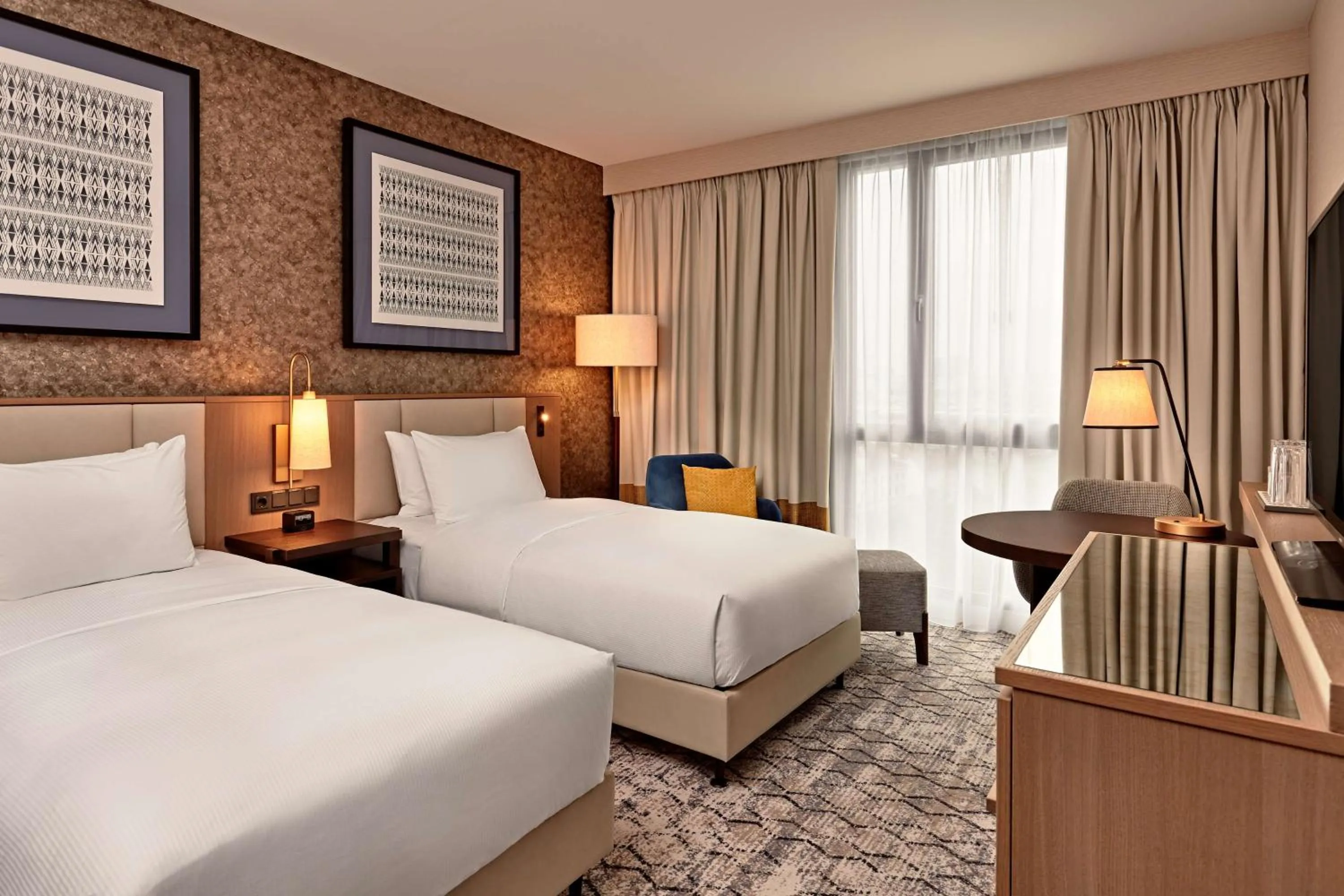 Twin Executive Room in Hilton Vienna Park