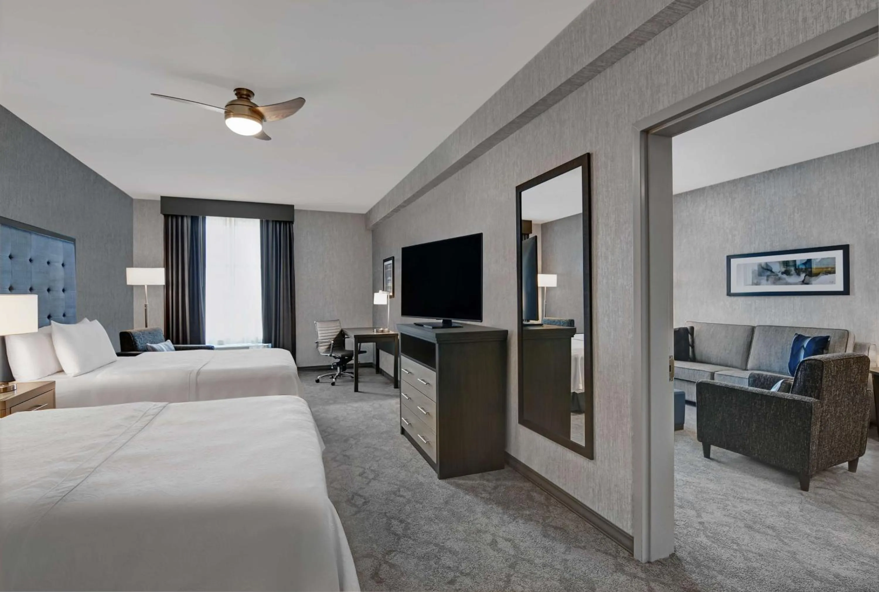 One-Bedroom Queen Suite with Two Queen Beds - Non-Smoking in Homewood Suites By Hilton Edison Woodbridge, NJ