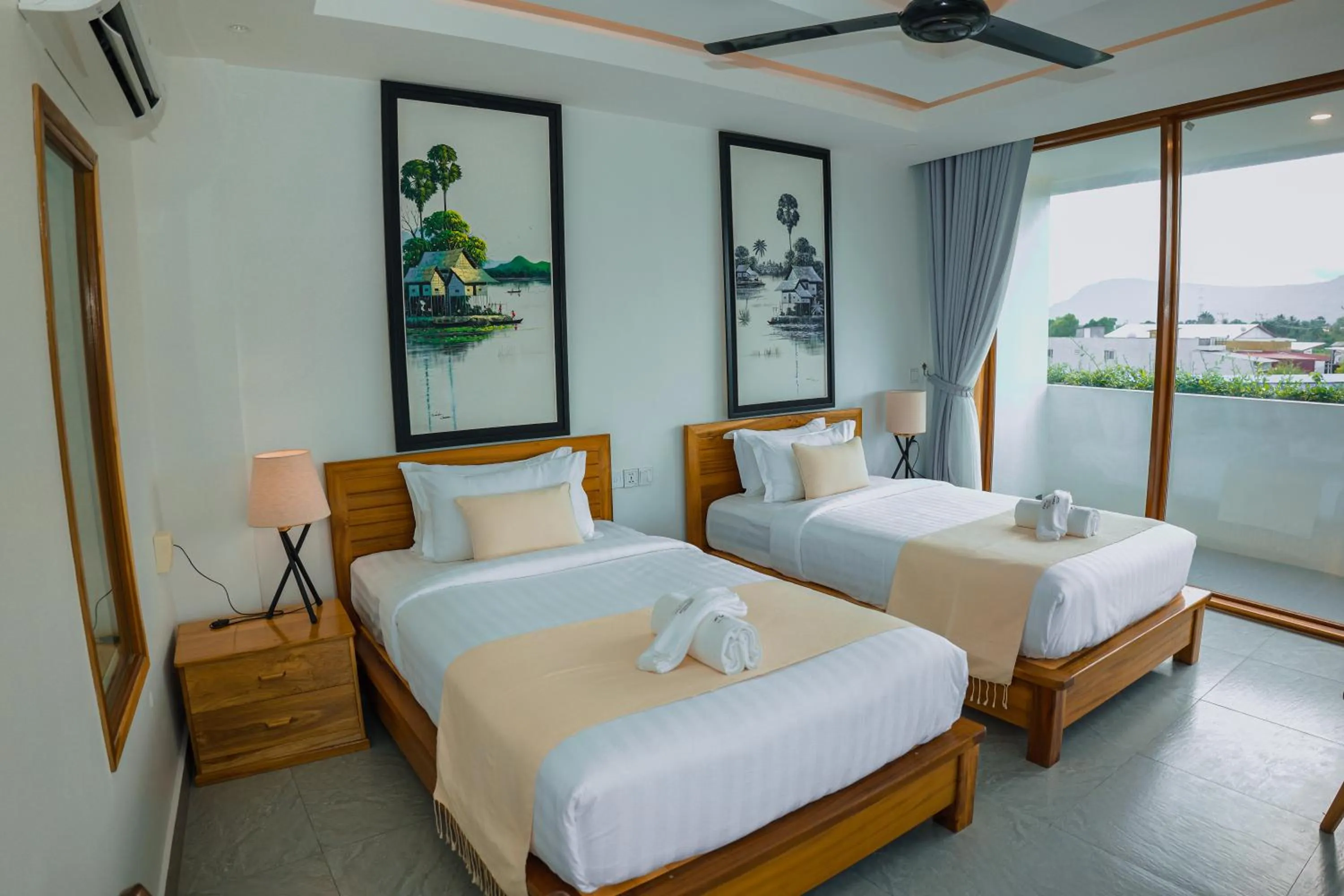 Twin Room with Mountain View - No Bathtub in Montagne Boutique