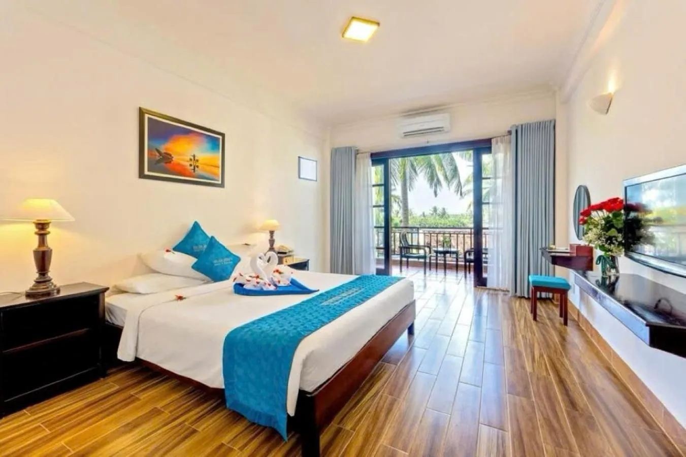 Deluxe Double Room with Garden View in River Beach Resort & Residences