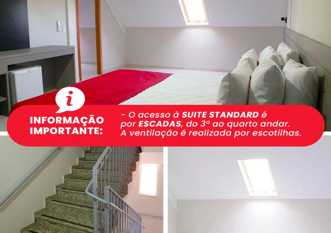 Suíte Standard - Acesso por Escadas in Cassino All Inclusive Resort Poços de Caldas By Nacional Inn