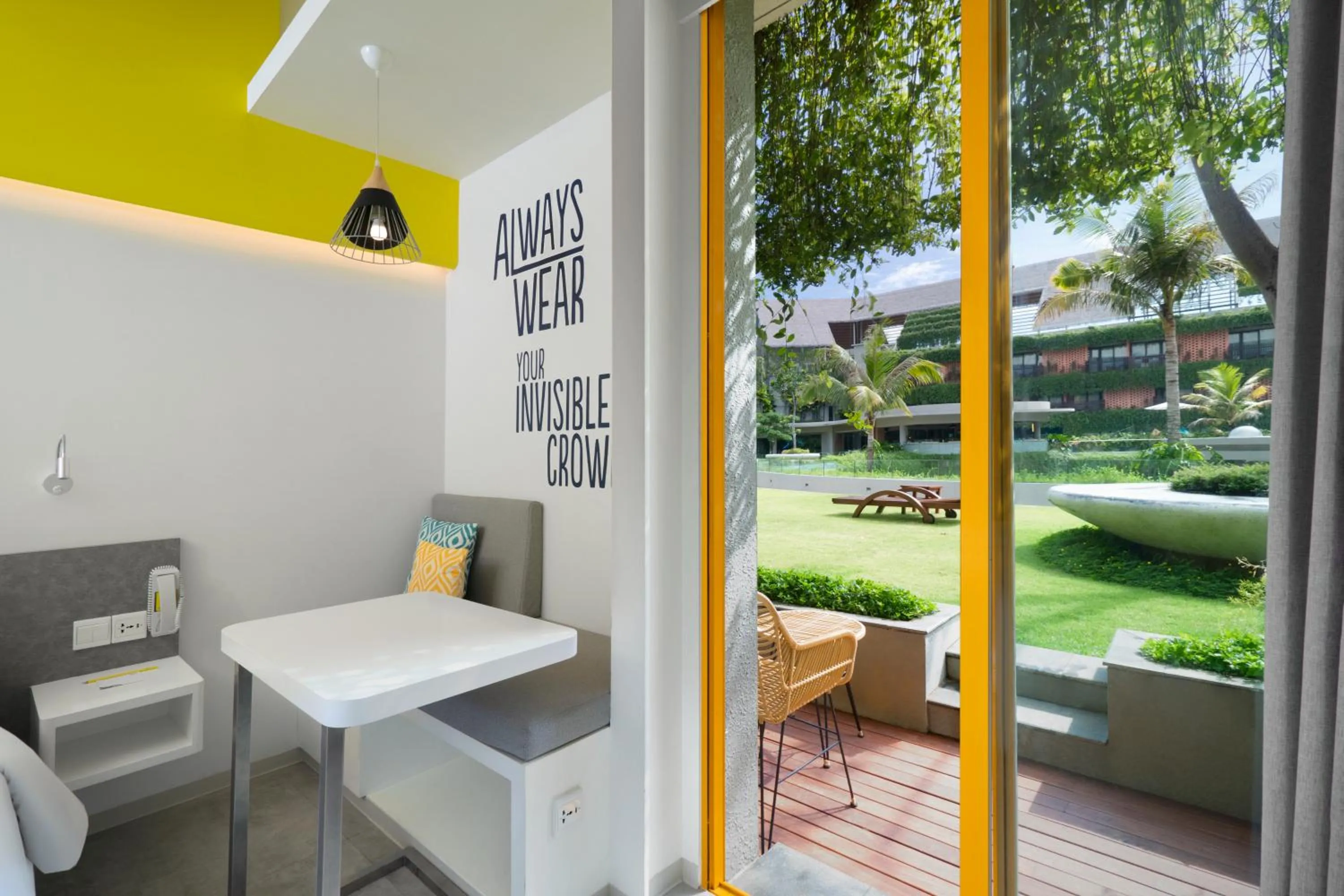 YELLO Room Garden Access in YELLO Hotel Kuta Beachwalk Bali