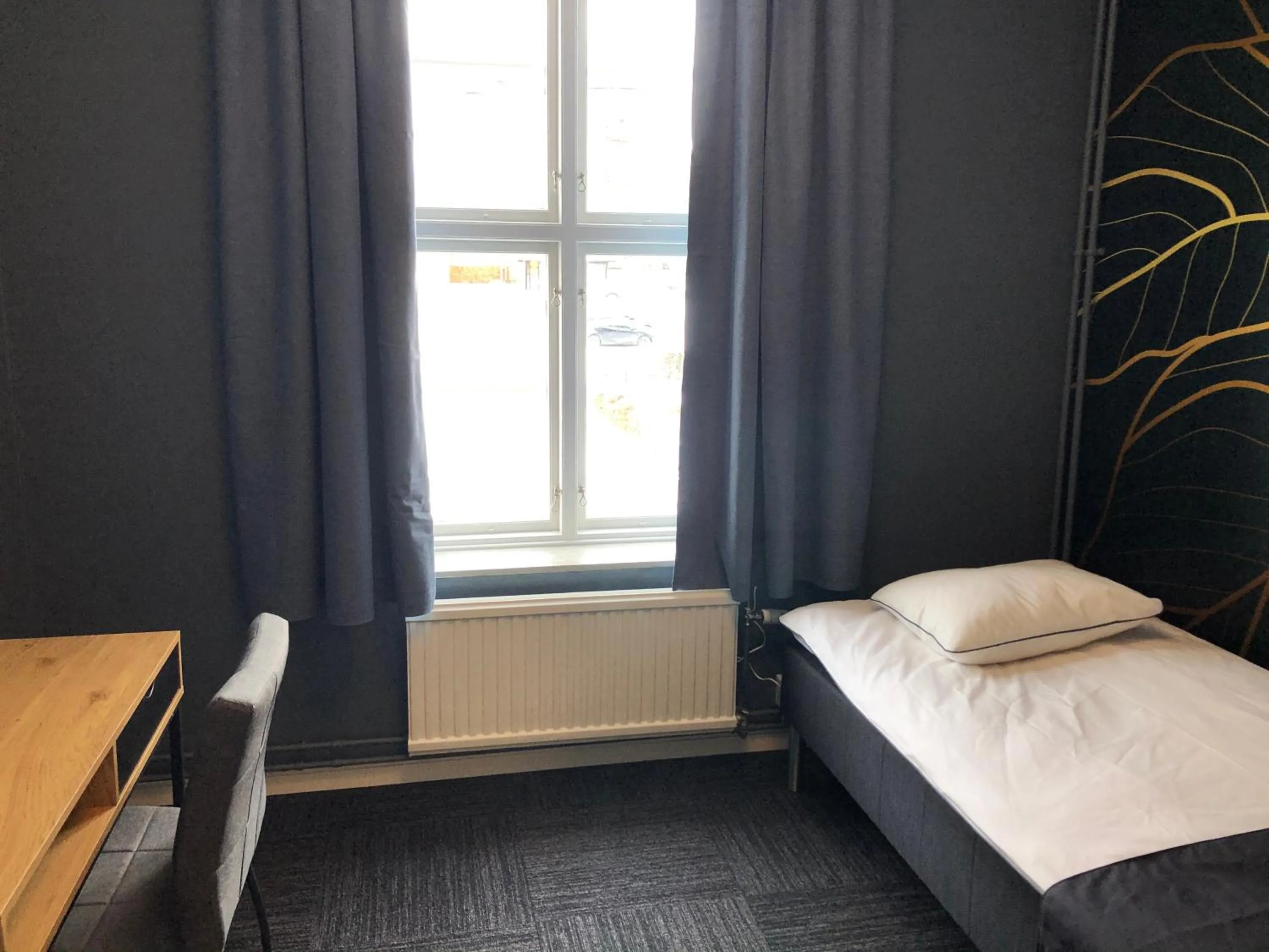 Single Room with Shared Shower and Toilet in Mini-Hotel Borås Regementet