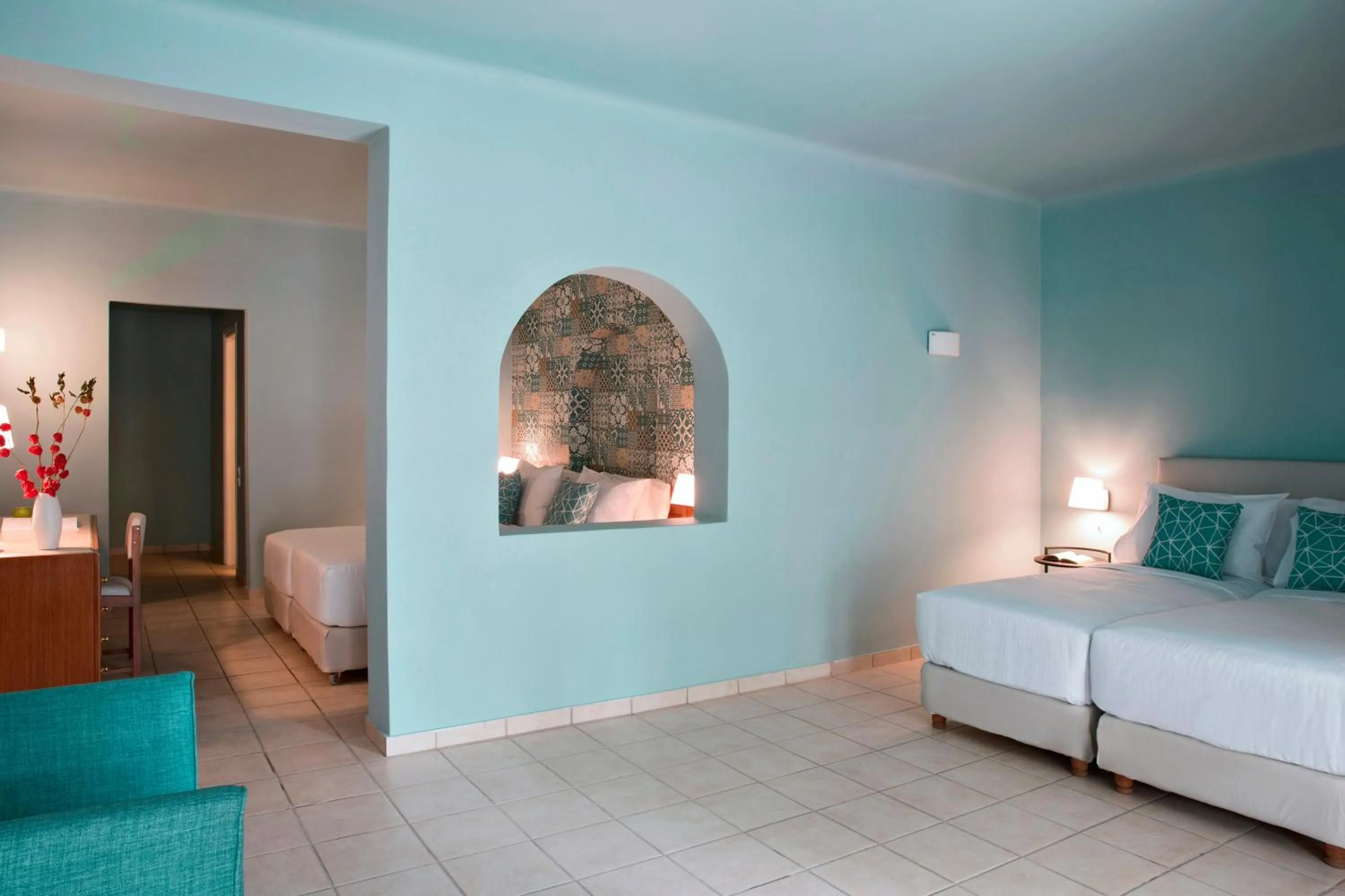 Family Suite Garden View in Zeus Eretria Resort