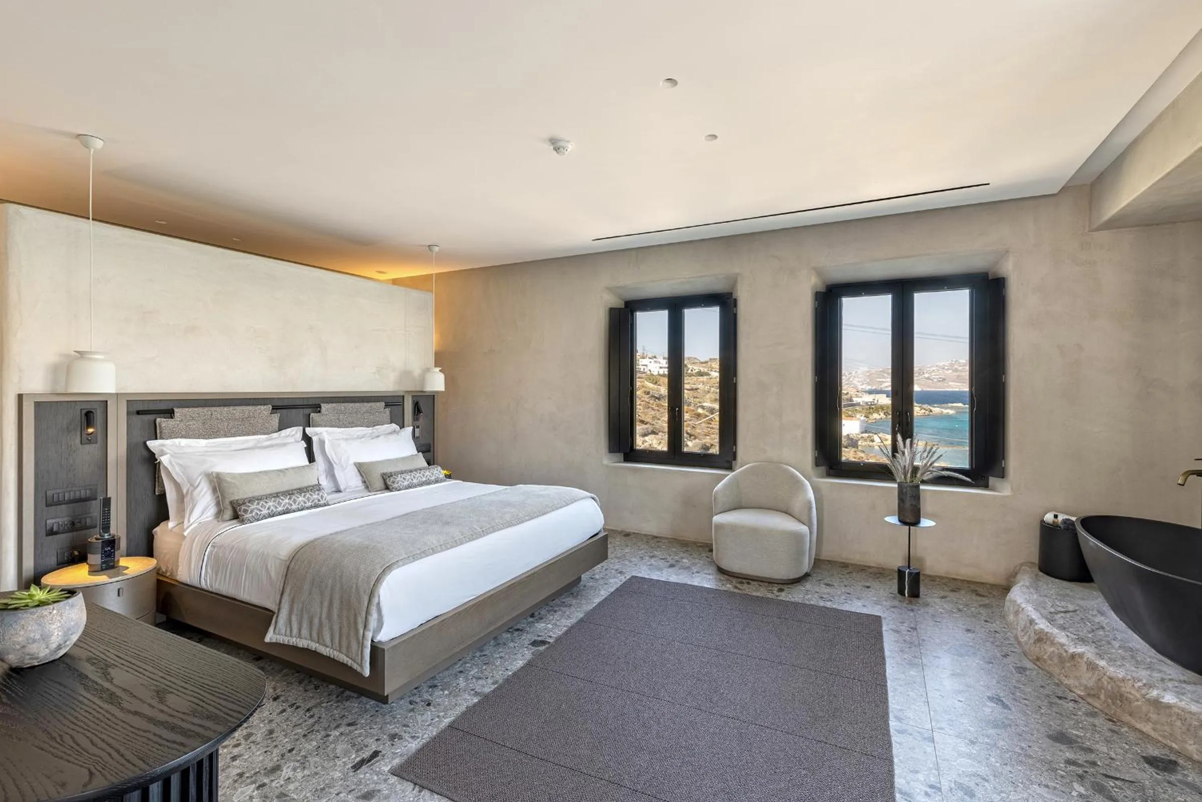 APEIRON Suitę with Private Pool and Sea View in Aeonic Suites and Spa