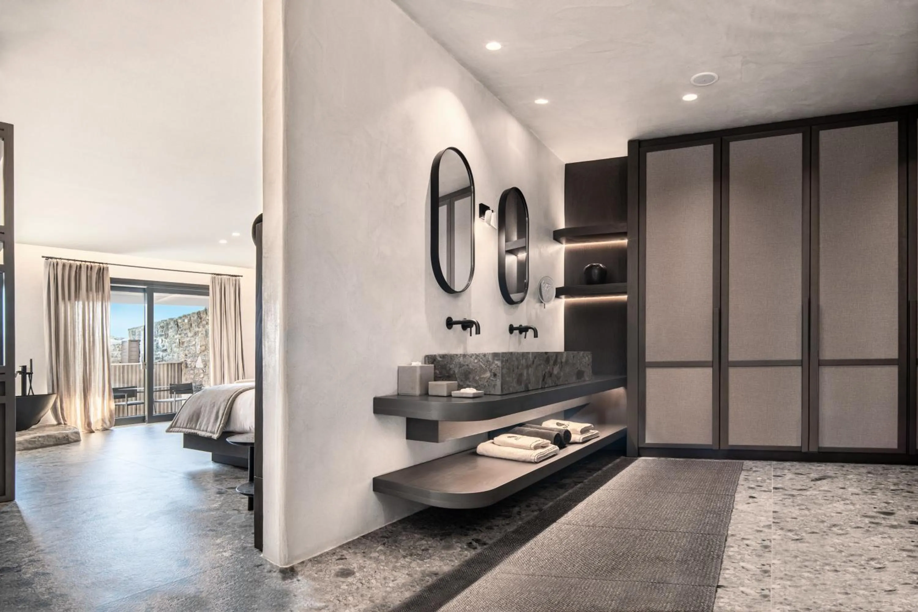 ZOE Junior Suite with Plunge Pool in Aeonic Suites and Spa