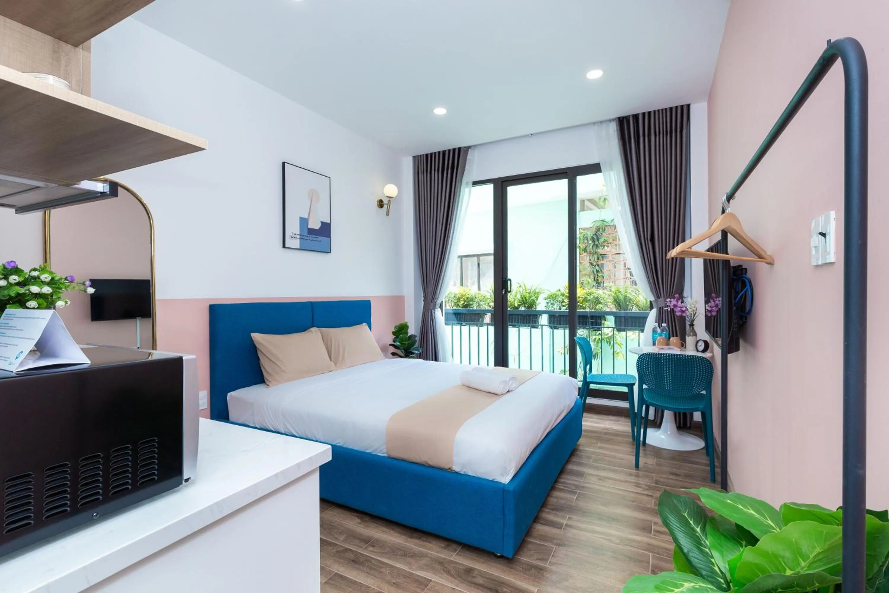 Studio with Balcony in Cozrum Homes Greena House