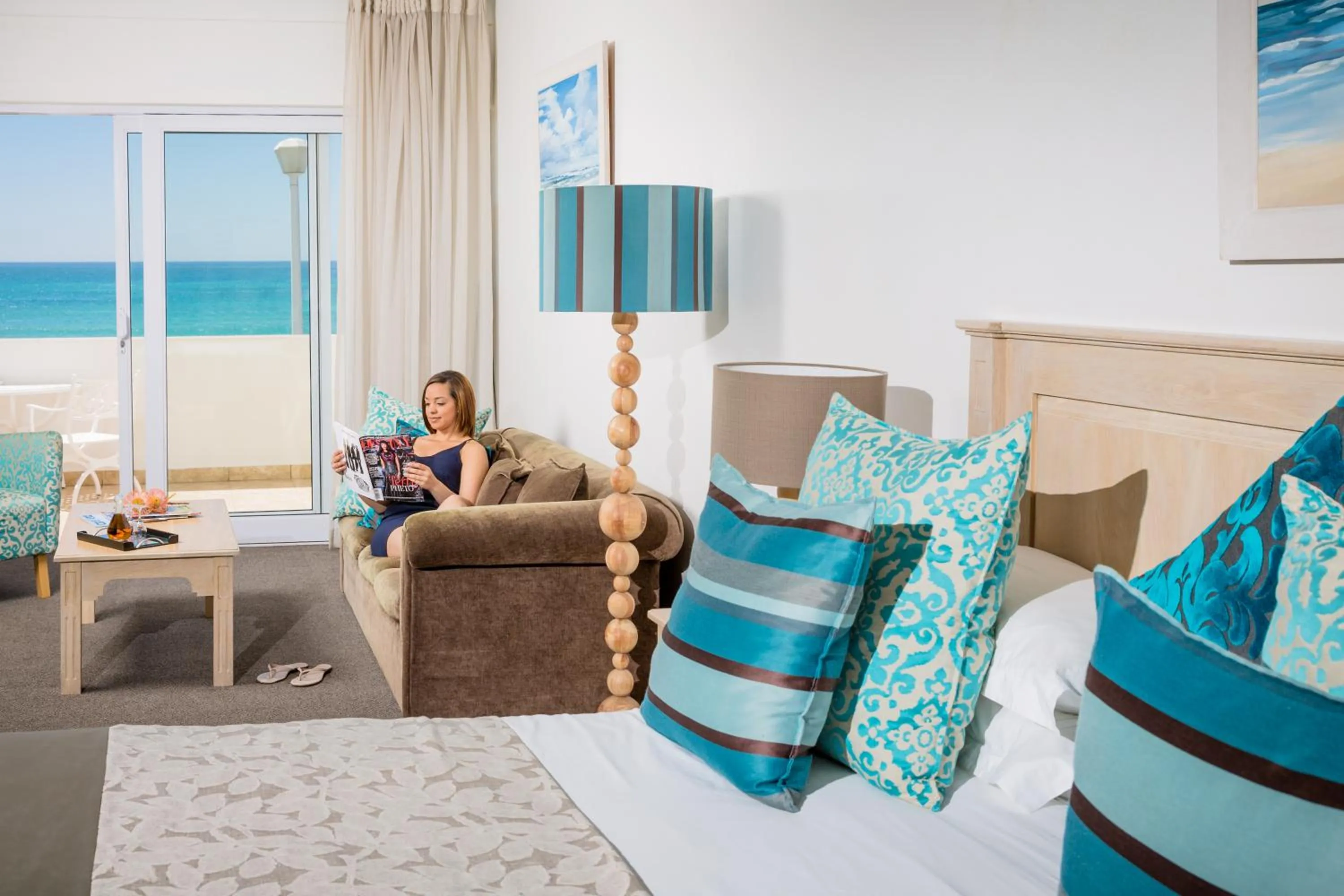 Deluxe Double Room with Patio and Sea View - single occupancy in Arniston Spa Hotel