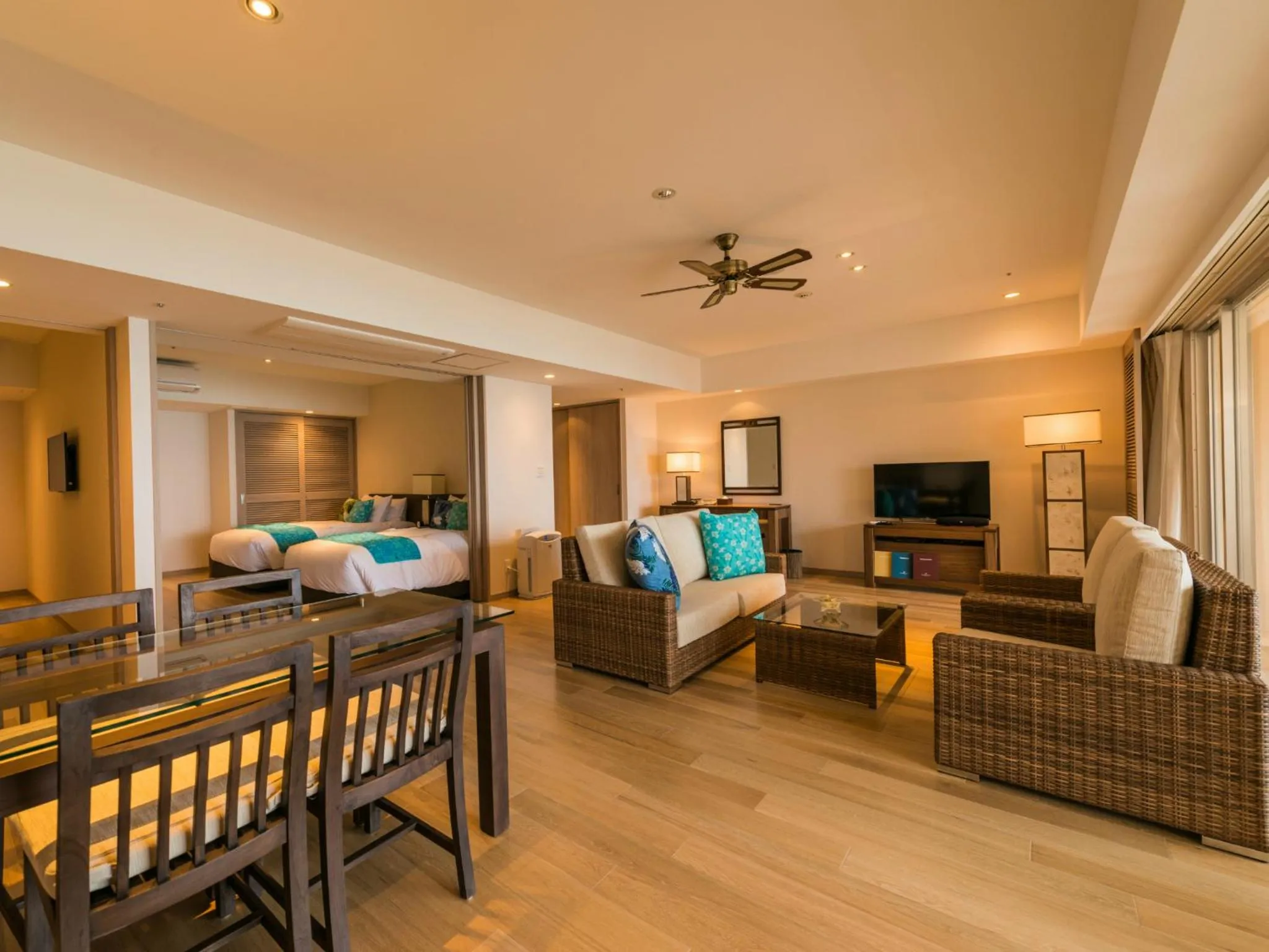 Corner Suite in Annex Bldg - single occupancy in Kafuu Resort Fuchaku Condo Hotel