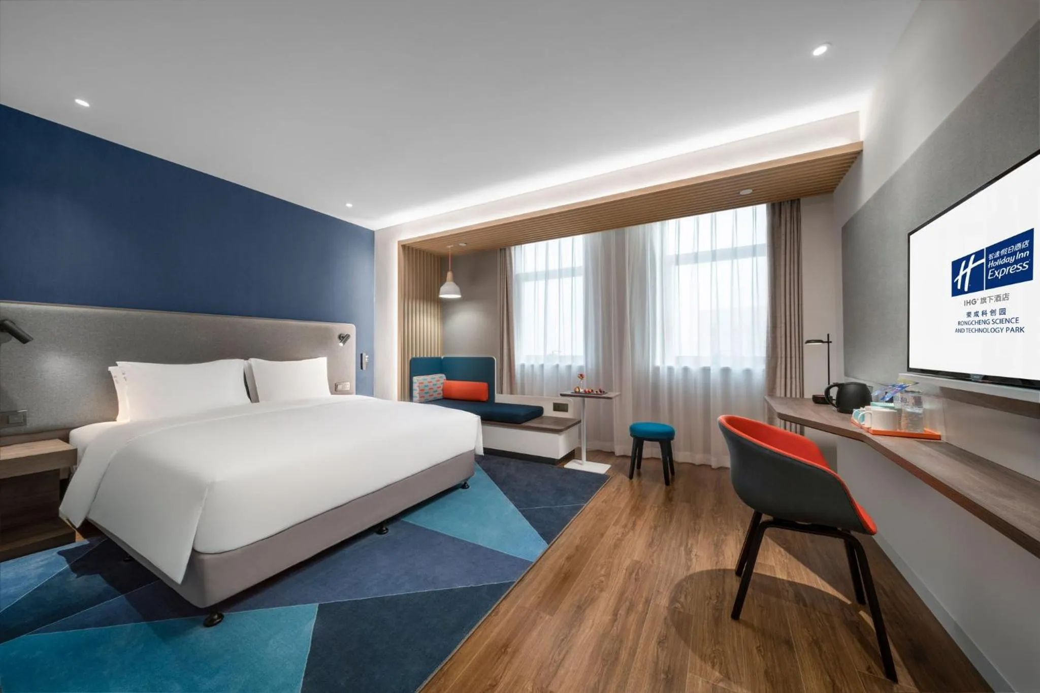 Standard King Room - High Floor in Holiday Inn Express Rongcheng Science and Technology Park