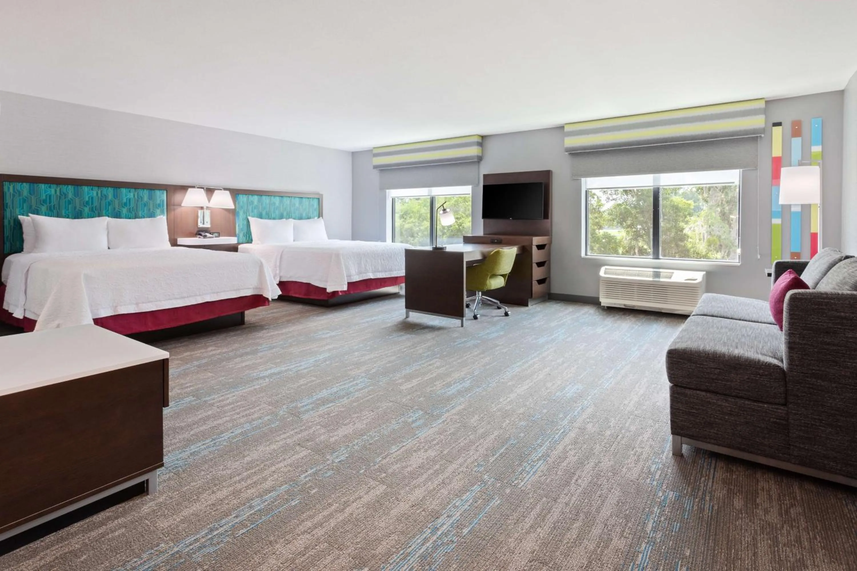 Queen Suite with Two Queen Beds - Non-Smoking in Hampton Inn & Suites Alachua I-75, FL