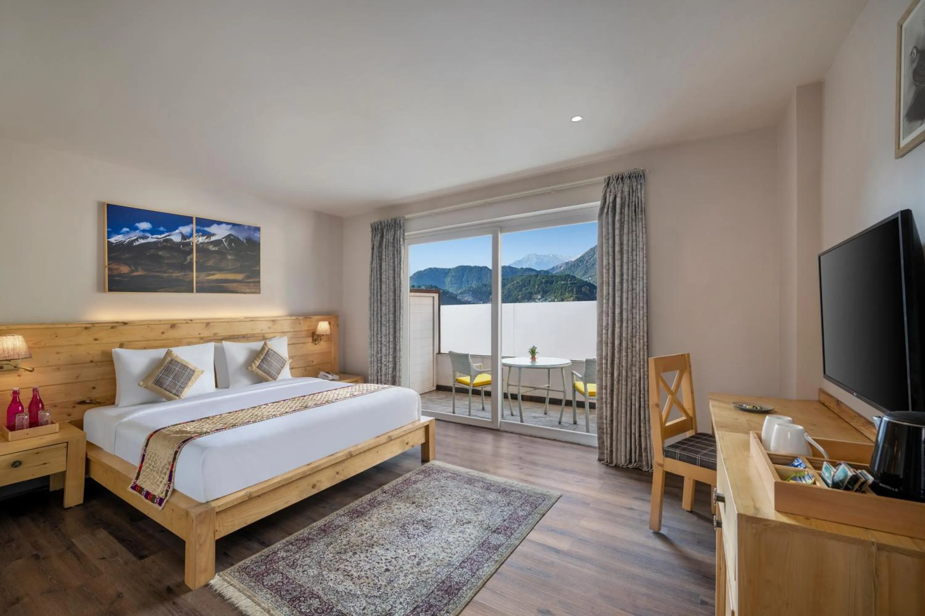 Superior Rooms With Private Balcony - single occupancy in juSTa Birding Resort & Spa - Best Dhauladhar View Resort