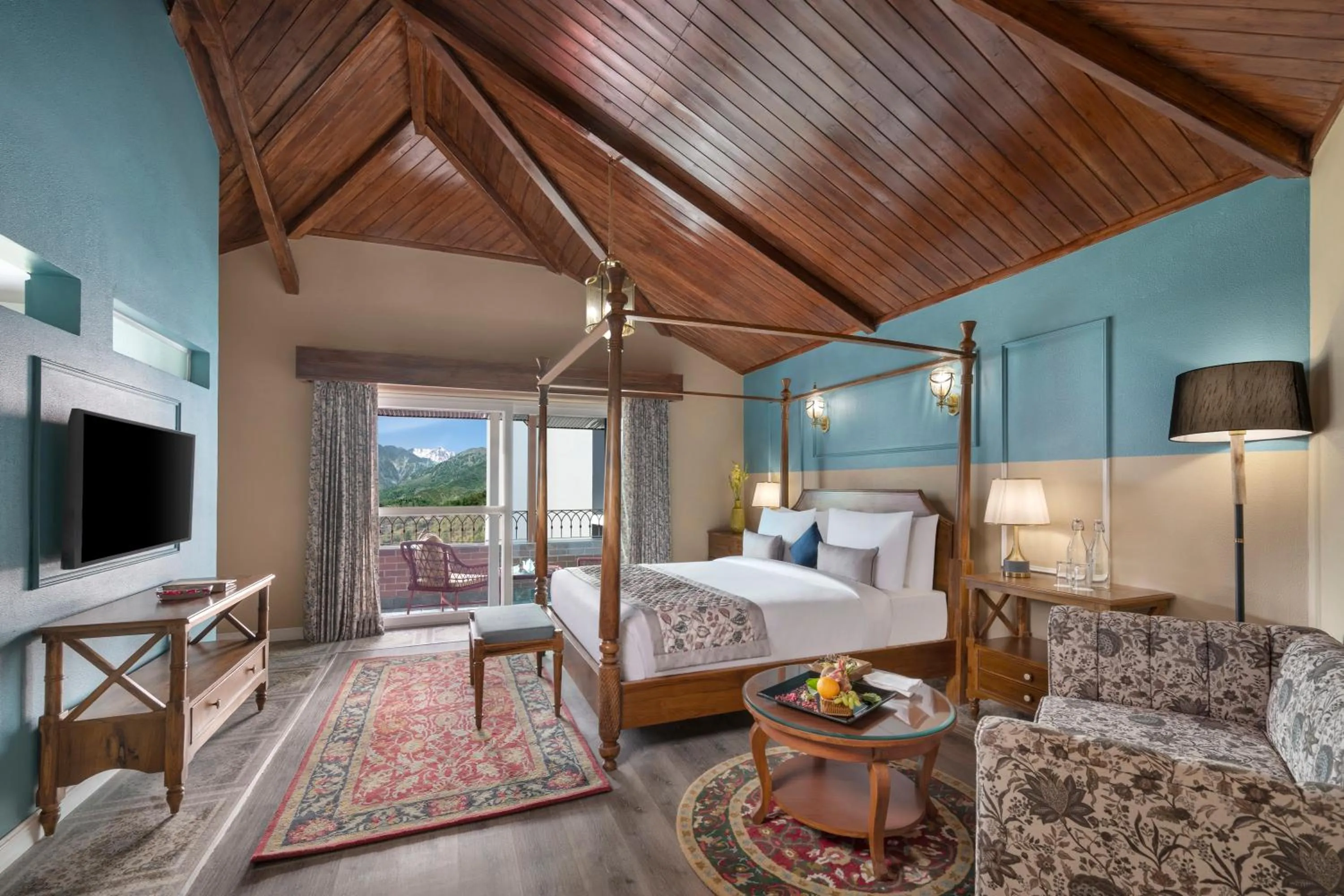 Presidential Suite With Private Balcony - single occupancy in juSTa Birding Resort & Spa - Best Dhauladhar View Resort