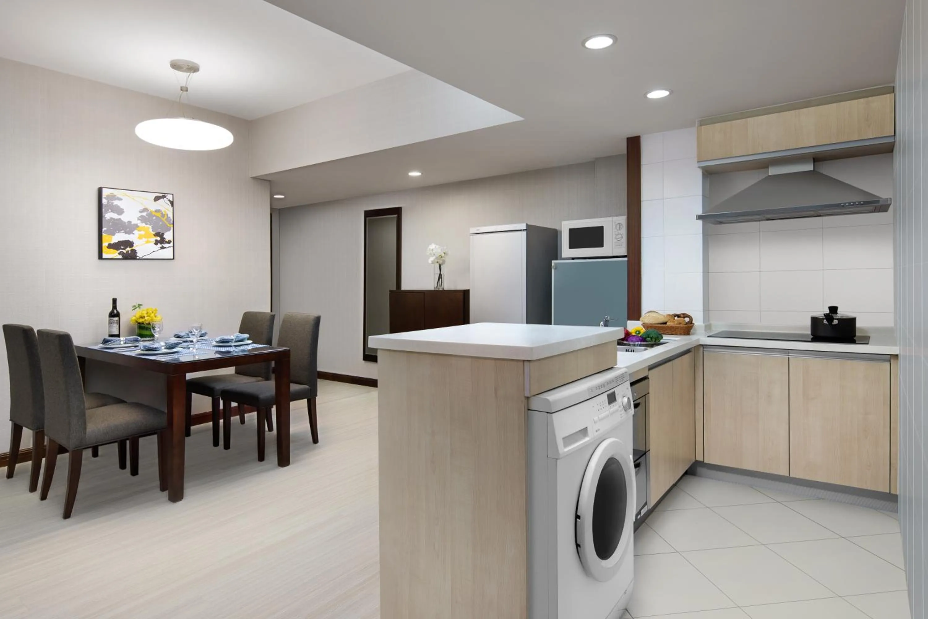 Two-Bedroom Apartment include two breakfasts in Springdale Serviced Residence Guangzhou
