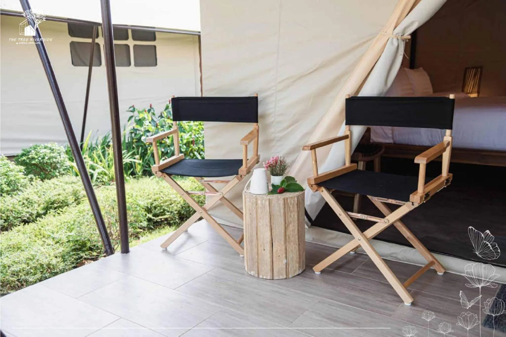 Tent Double Bed (2 Adults + 1 Child) in The Tree Riverside Resort Kaeng Krachan