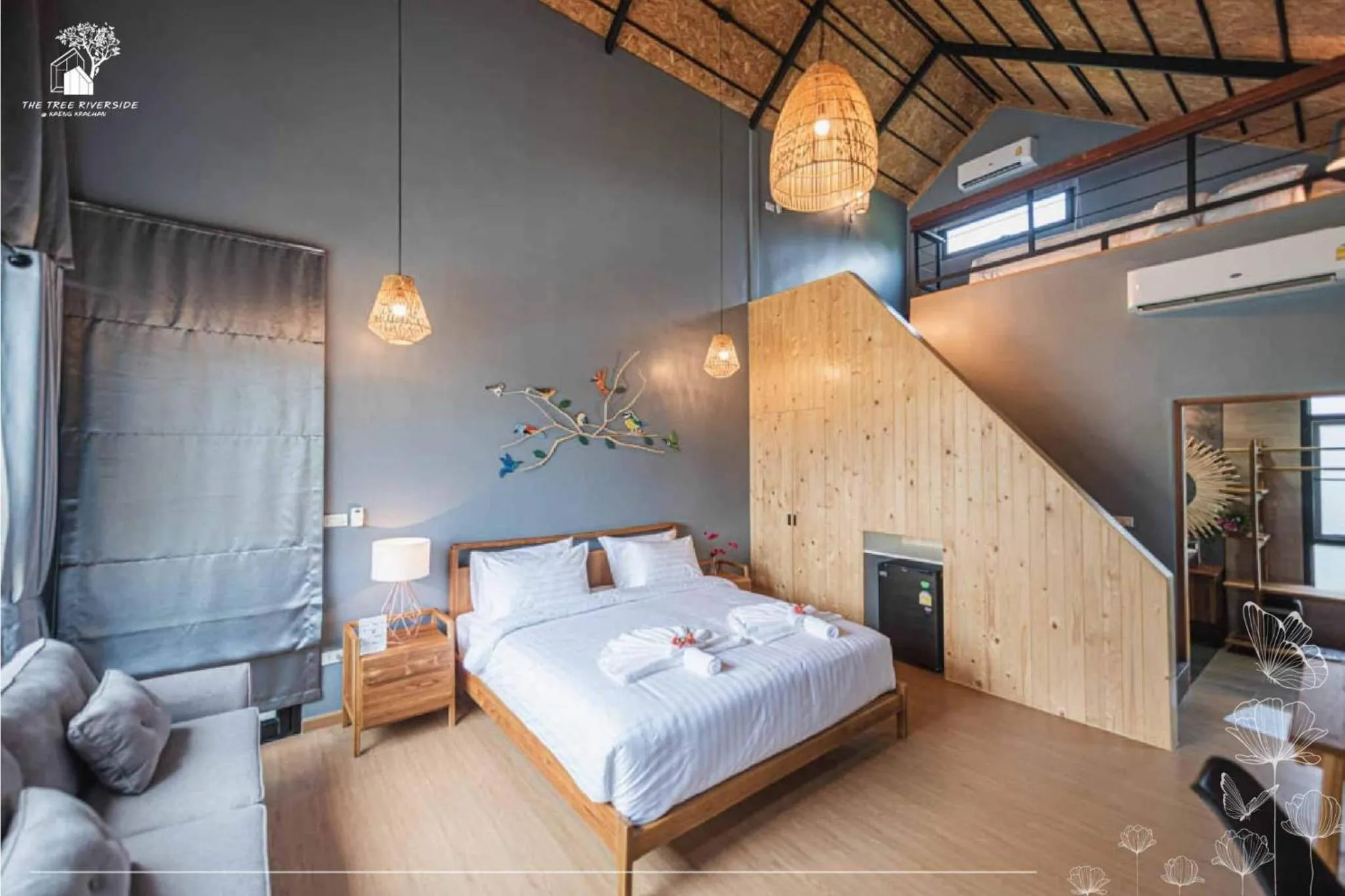 Villa with Private Pool in The Tree Riverside Resort Kaeng Krachan