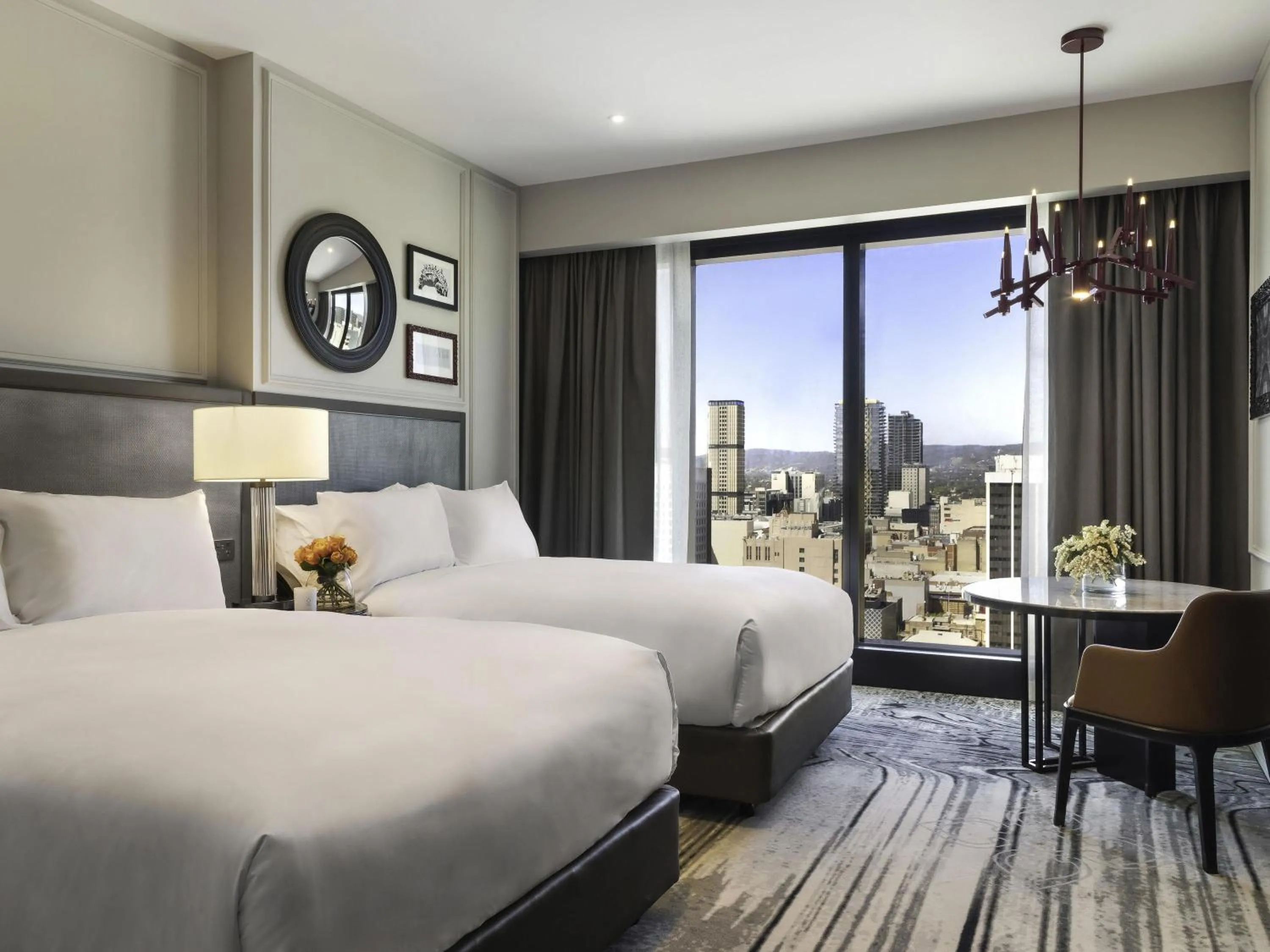 Deluxe Double Room with Two Double Beds and City View in Sofitel Adelaide