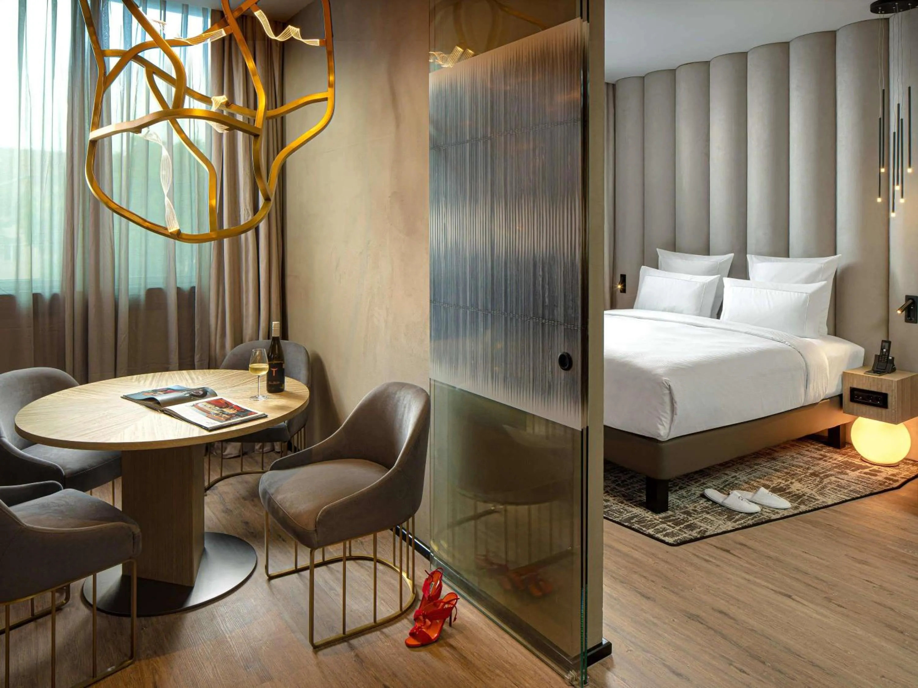 Deluxe Suite with One Double Bed and Balcony - single occupancy in The Emporium Hotel Plovdiv - MGallery Collection