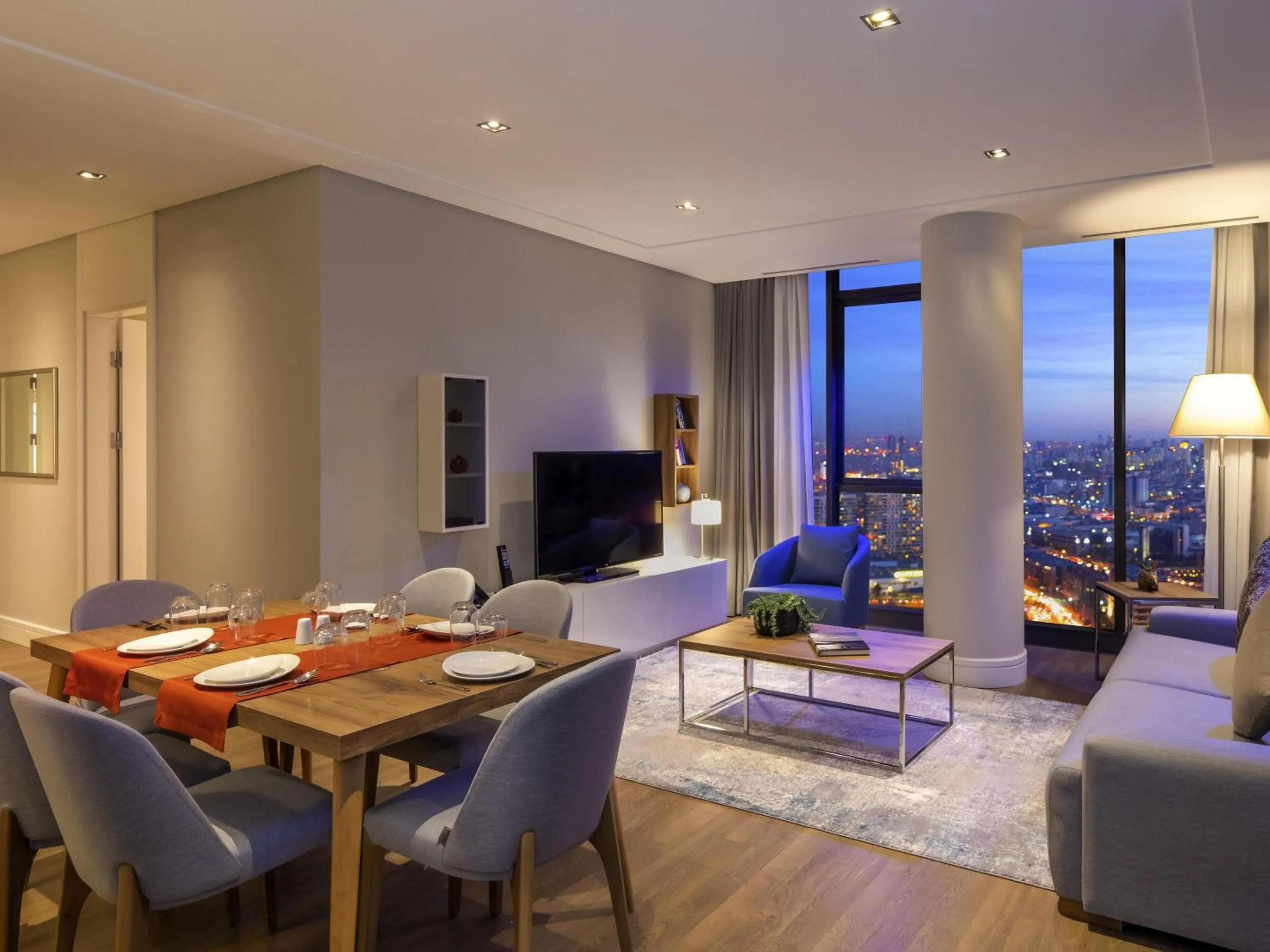 Deluxe Three Bedroom Apartment with Terrace in Movenpick Living Istanbul West