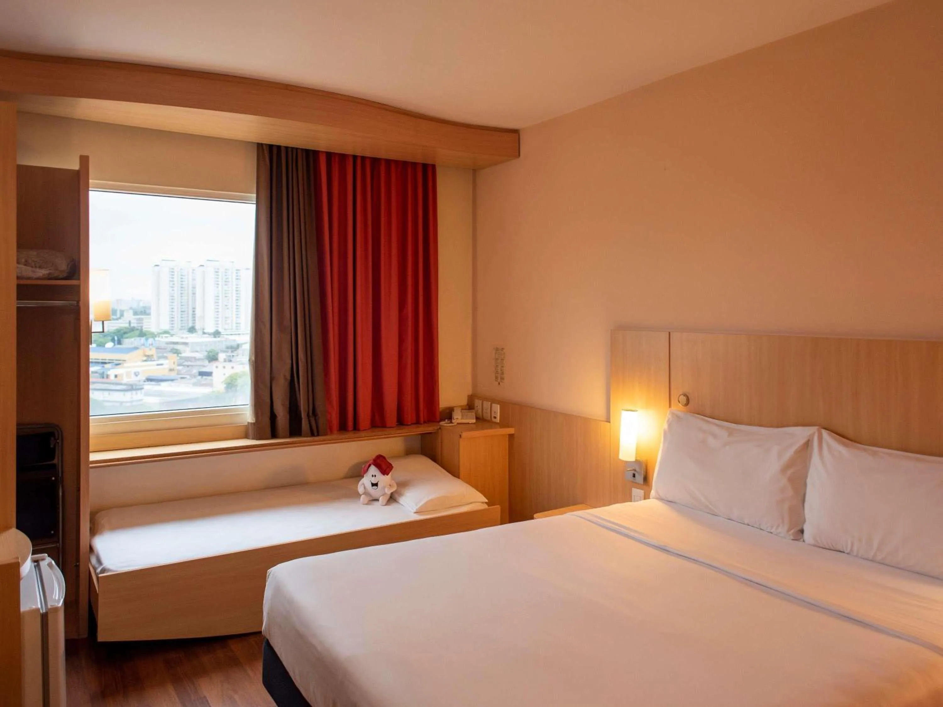 Standard Room with One Double and One Child Bed in ibis Sao Paulo Barra Funda