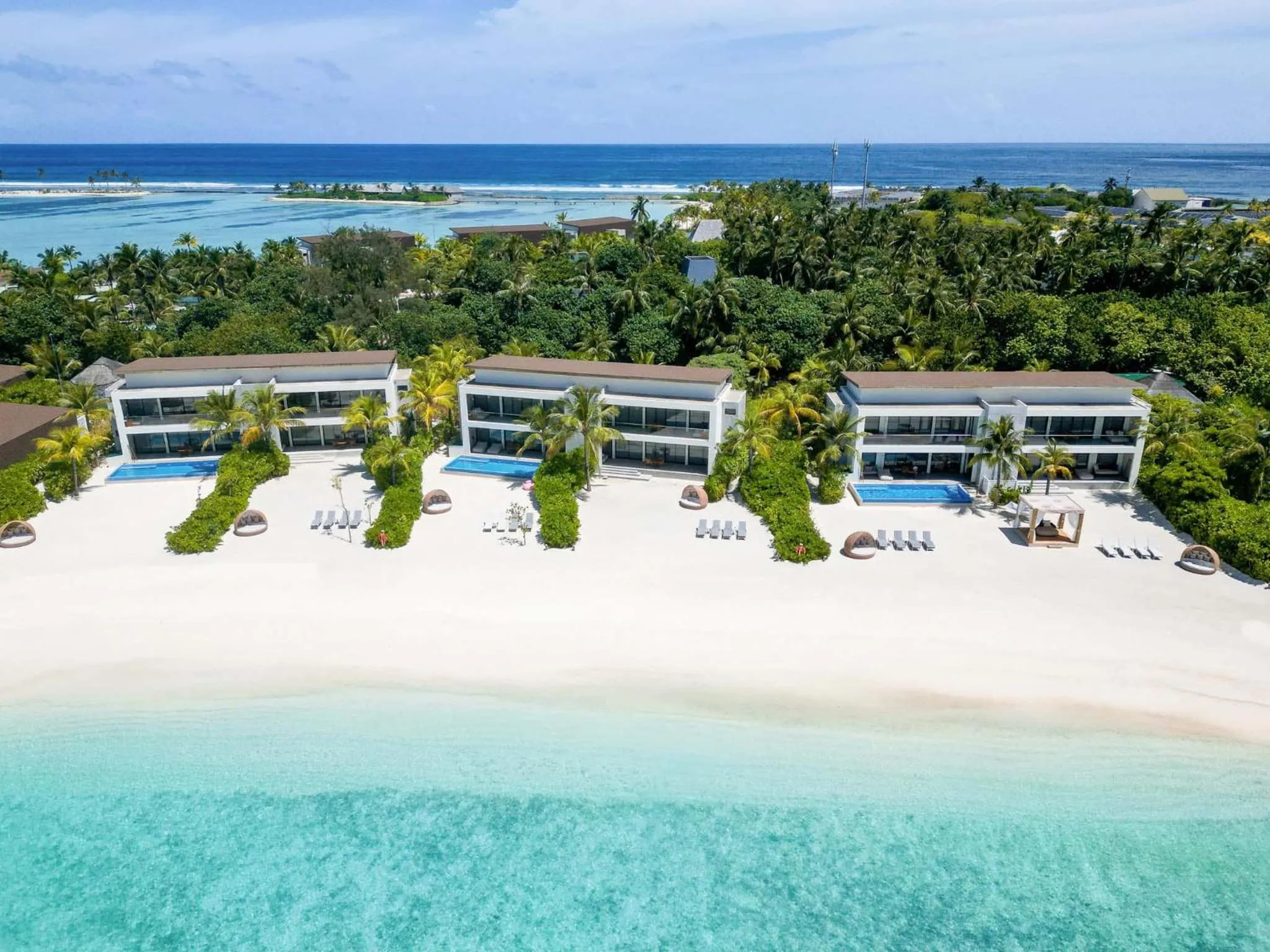Four Bedroom Beach Residence with Private Pool in Kuda Villingili Maldives, Free Return Transfers 03 nights & above