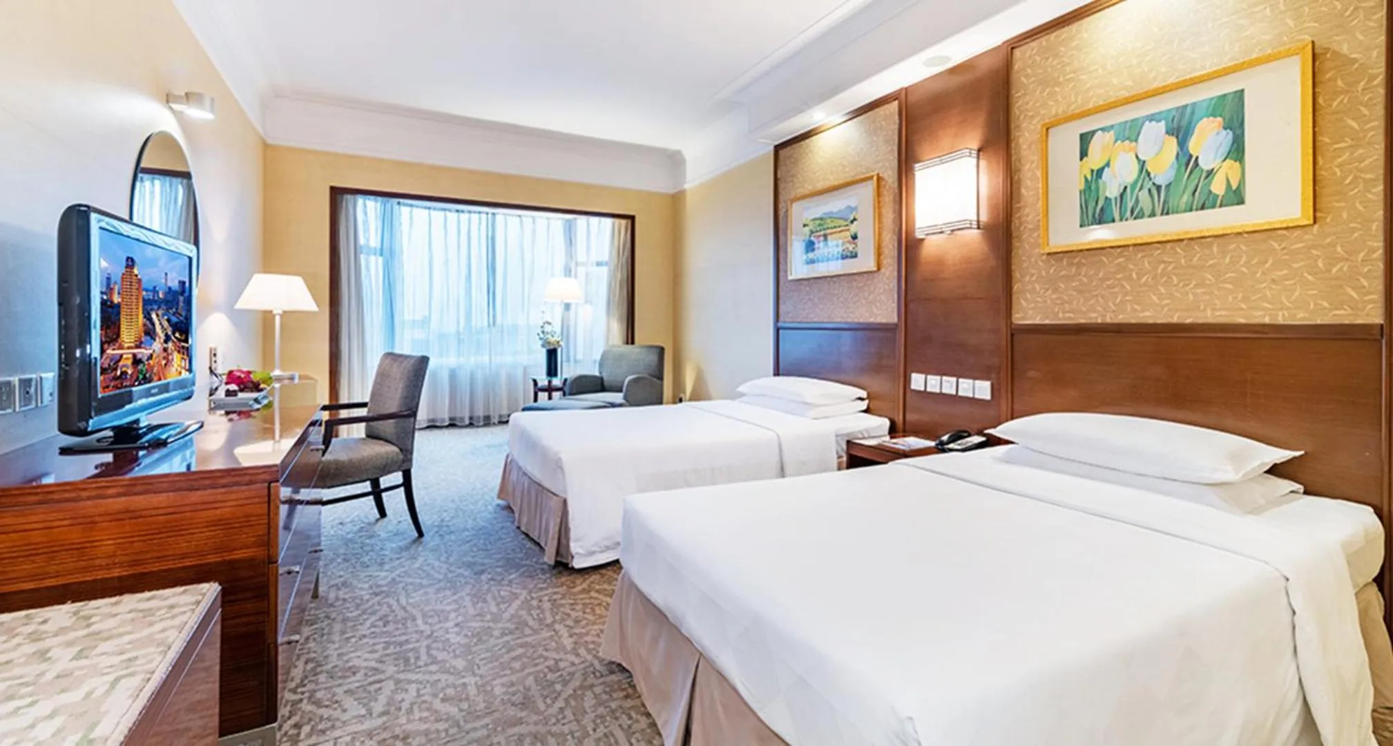 Commercial twin room in Millennium Harbourview Hotel Xiamen