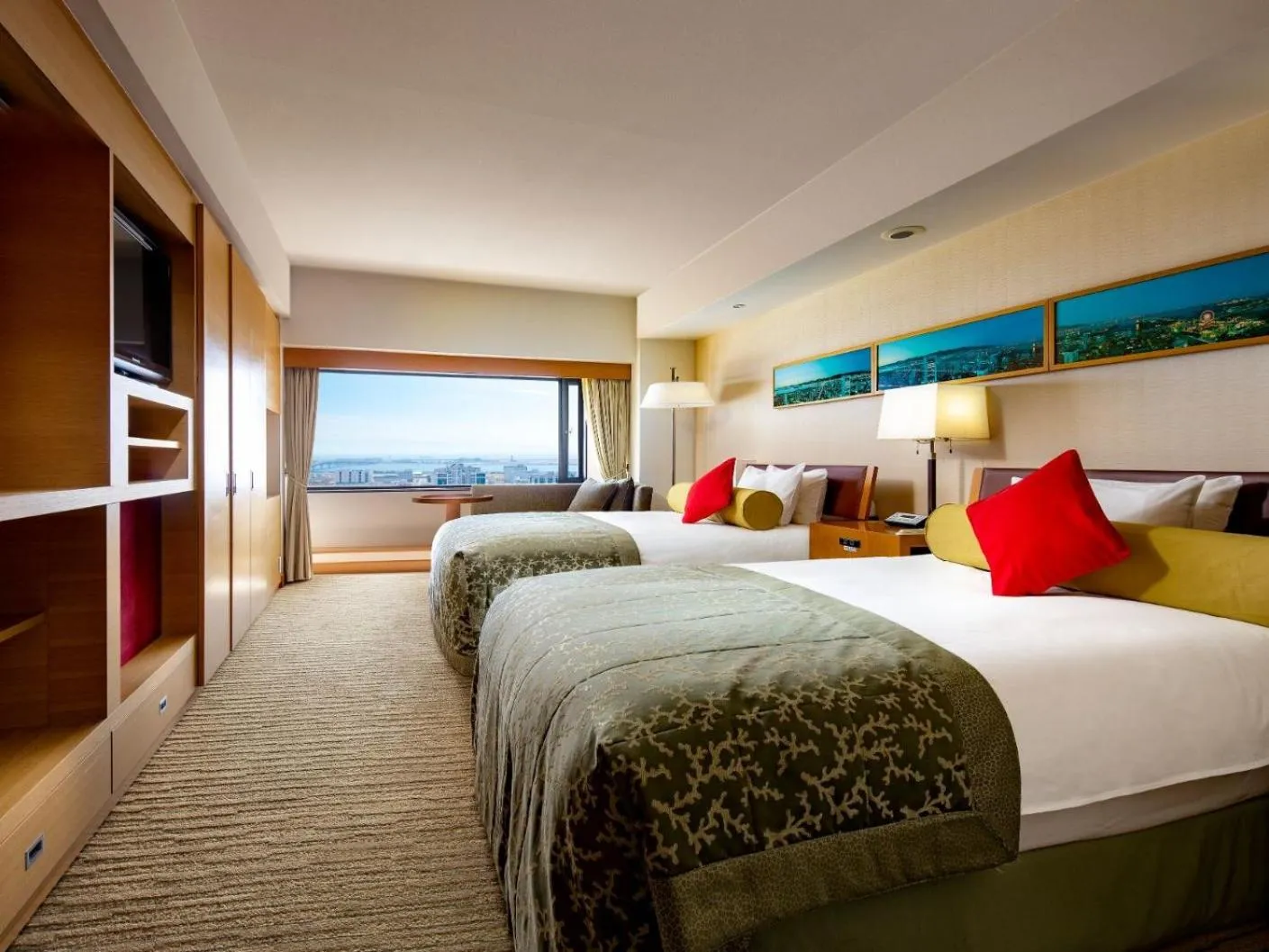 Executive Suite Twin Room with Lounge Access in Kobe Portopia Hotel