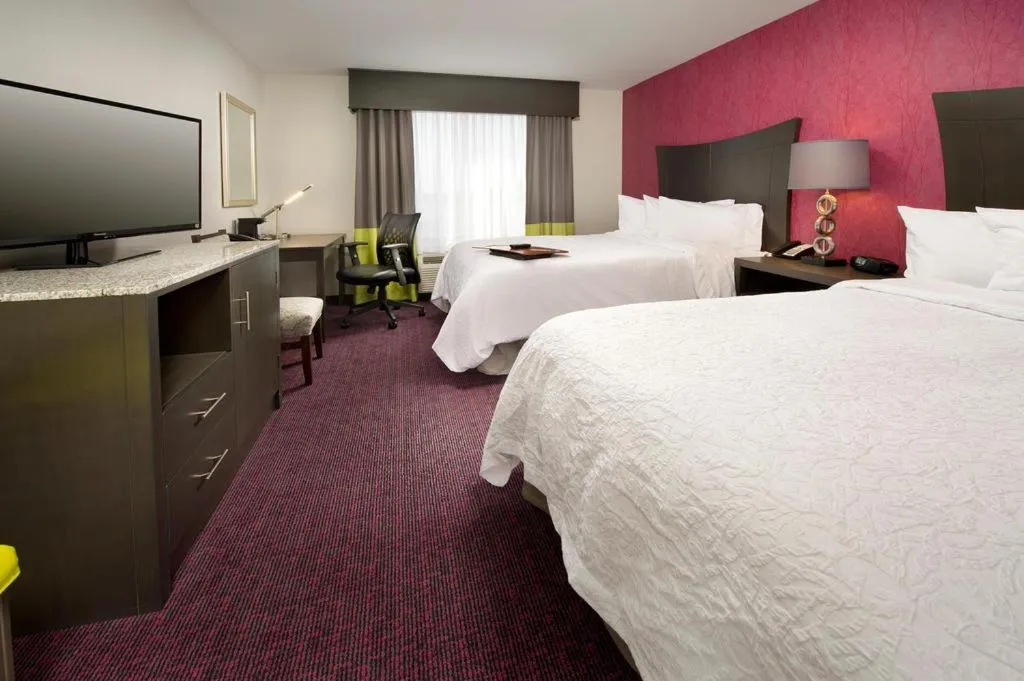 Room with Two Queen Beds - Non-Smoking in Hampton Inn & Suites - Buffalo Airport