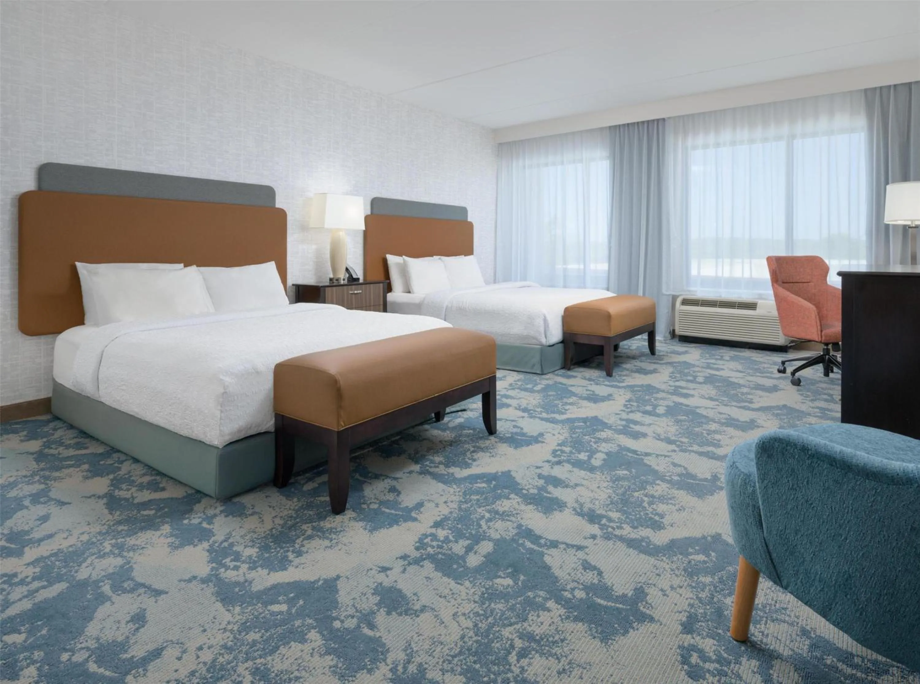 Room with Two Queen Beds - Non-Smoking in Hampton Inn & Suites Chattanooga/Hamilton Place