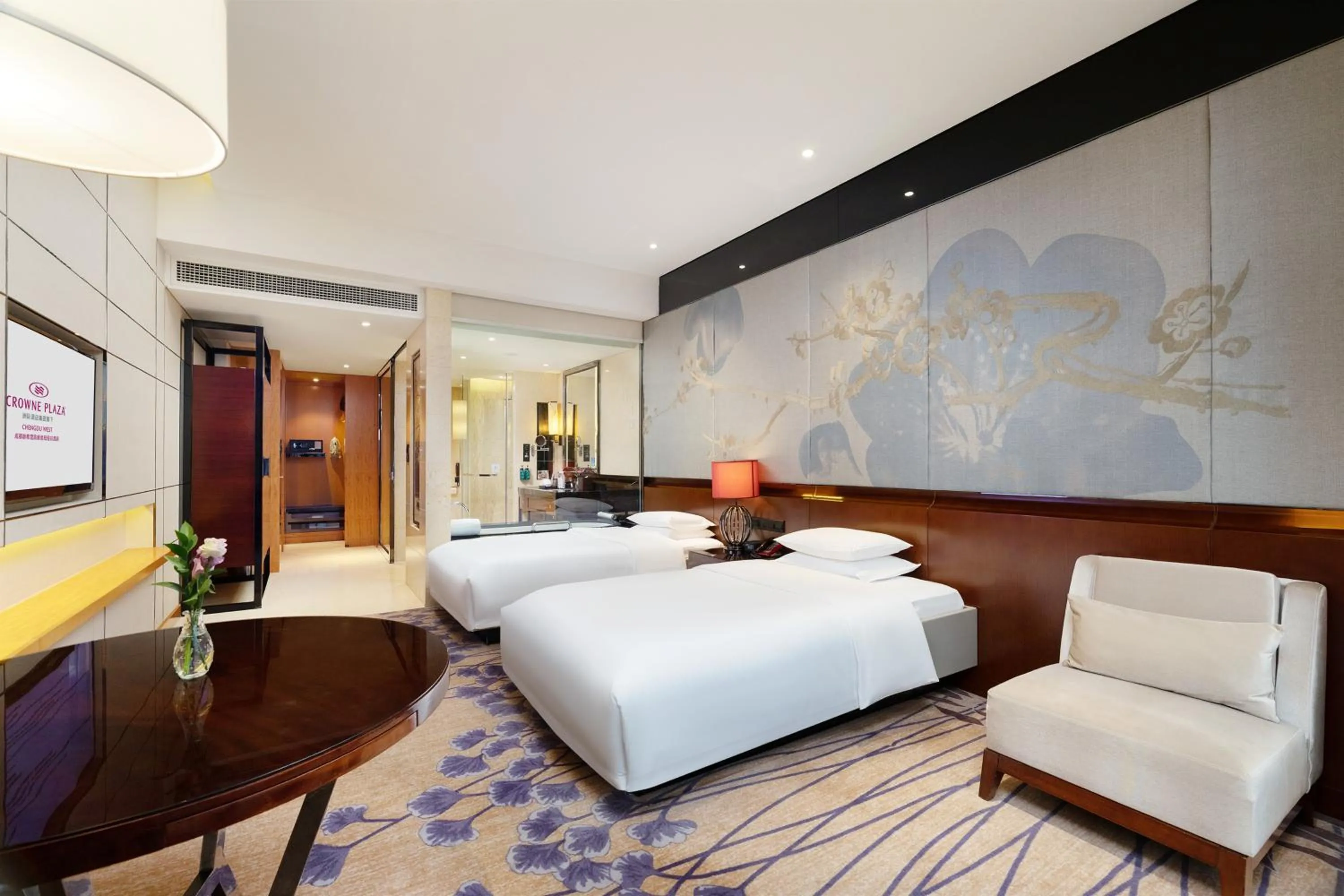 Standard Double Room with Two Double Beds in Crowne Plaza Chengdu West by IHG