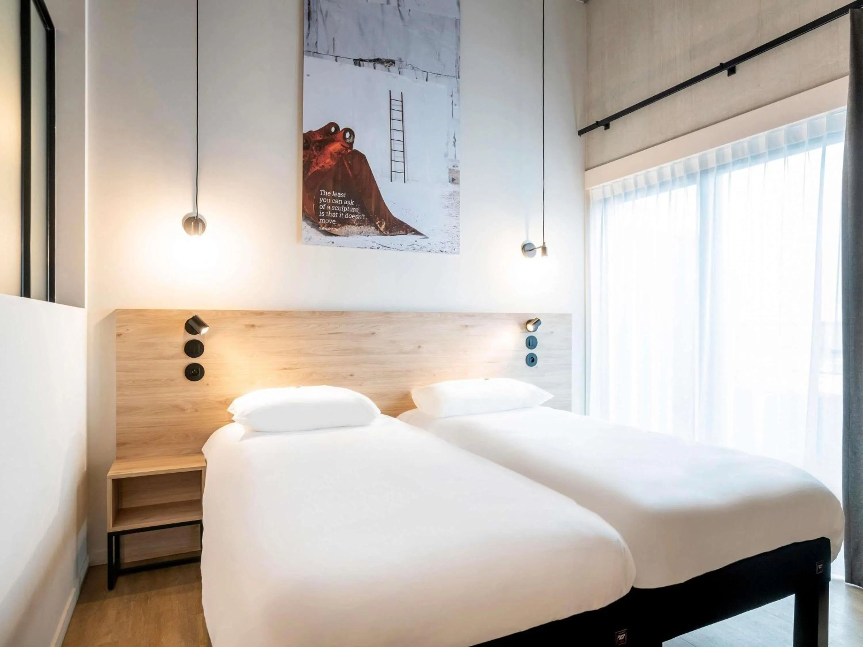 Superior Twin Room with Balcony in ibis Styles Namur