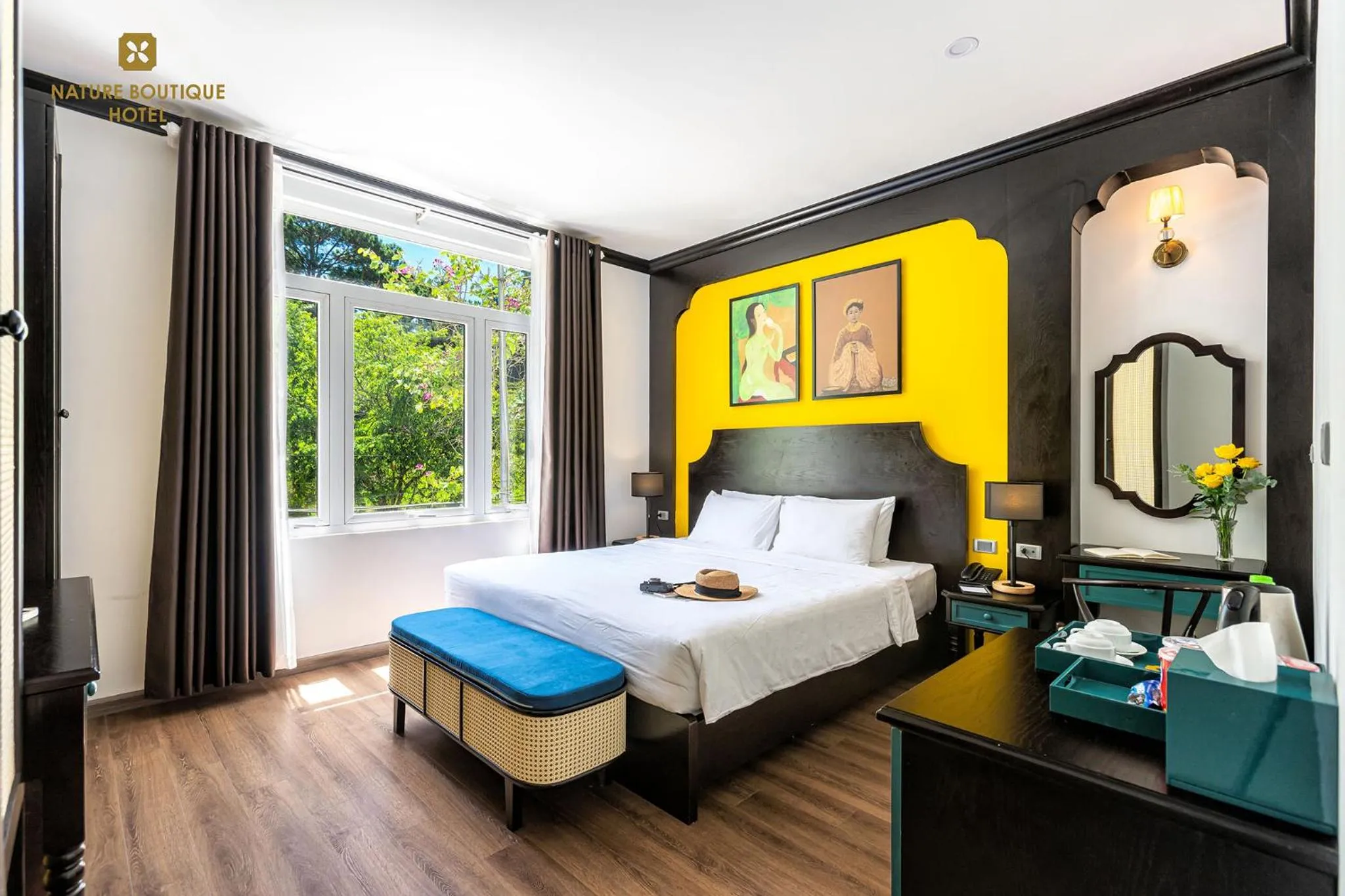 Double or Twin Room with View in Nature Boutique Hotel - Nguyen Thi Nghia