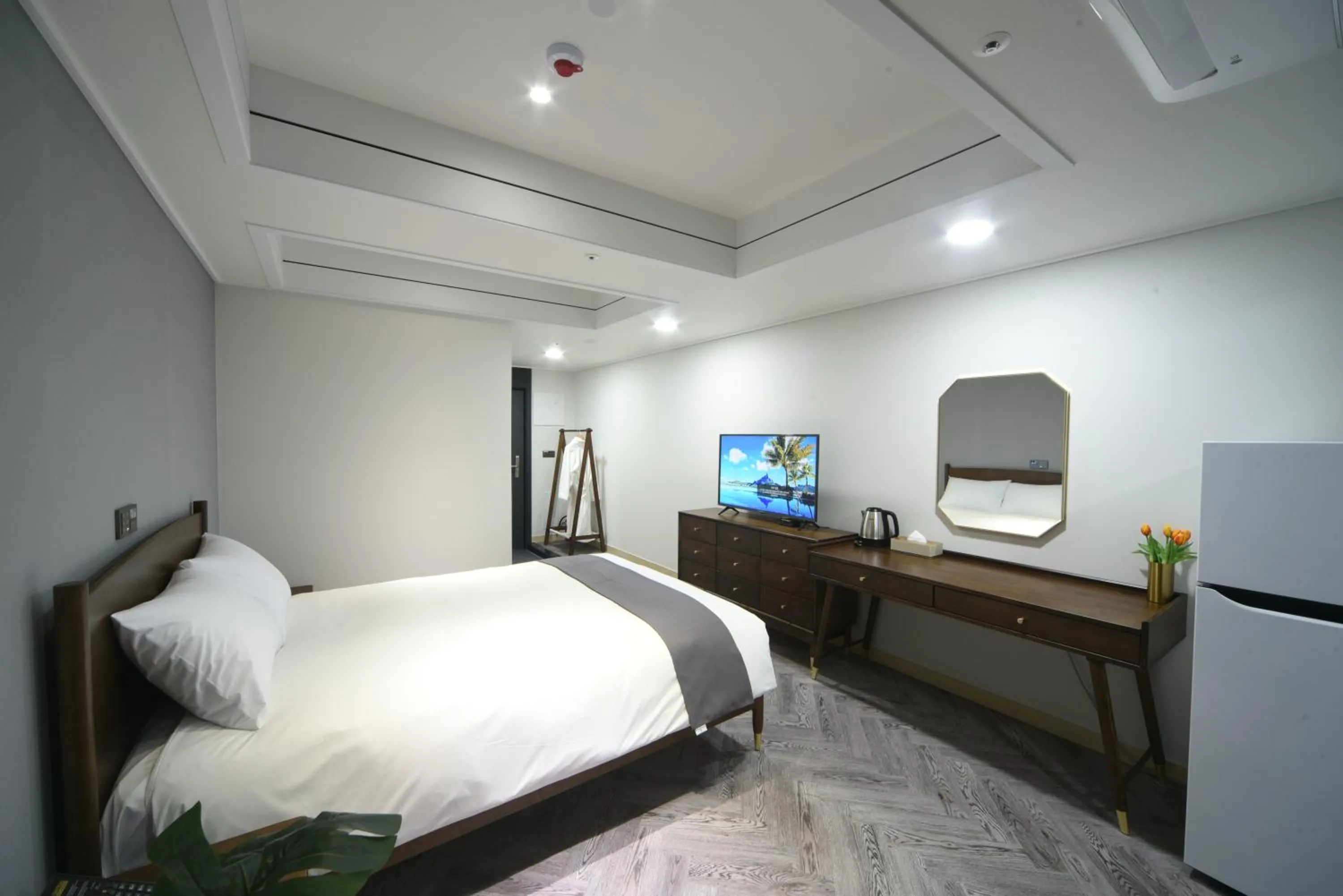 Superior Double Room Half Ocean View with Rooftop Swimming Pool Access For 2 in Haeundae Central Hotel